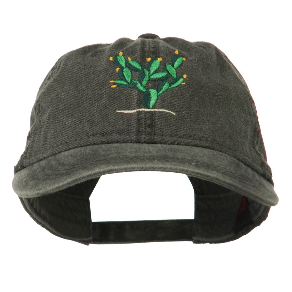 Cactus Embroidered Washed Cotton Baseball Cap for Men & Women - Trendy Outdoor Sun Hat for Hiking, Camping & Summer Fashion | e4Hats.com