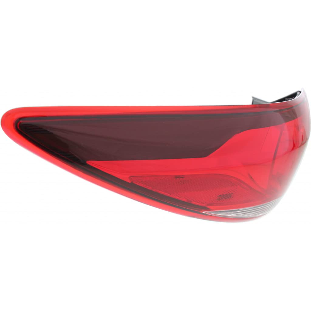 Mazda 6 2014-2017 Driver Side Tail Light Assembly - CAPA Certified Replacement for MA2804113 & MA2804113C (GJR951160A) - Outer Bulb Type - Perfect for Night Driving & Enhanced Vehicle Safety