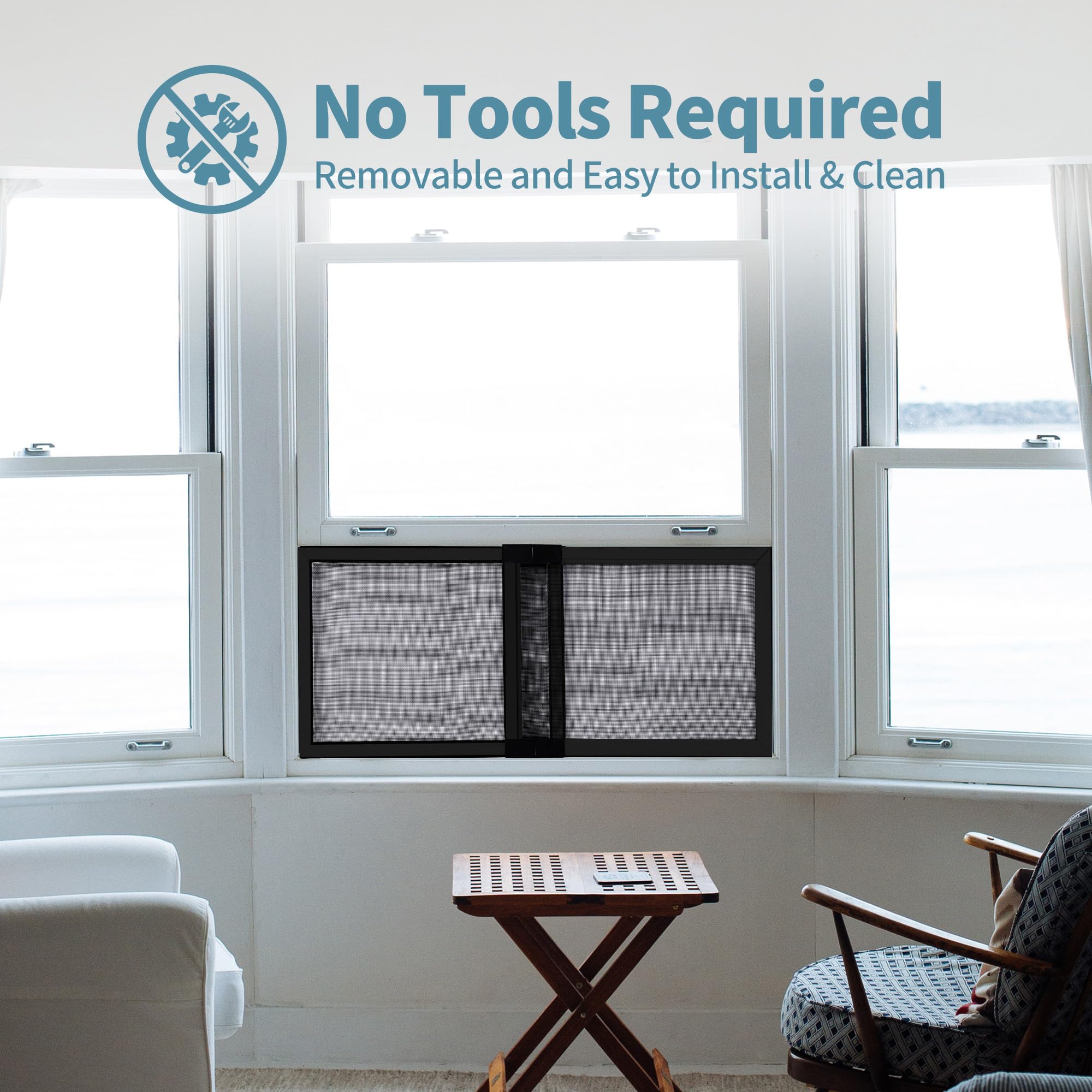 Adjustable Expandable Window Screen 10”H x 14