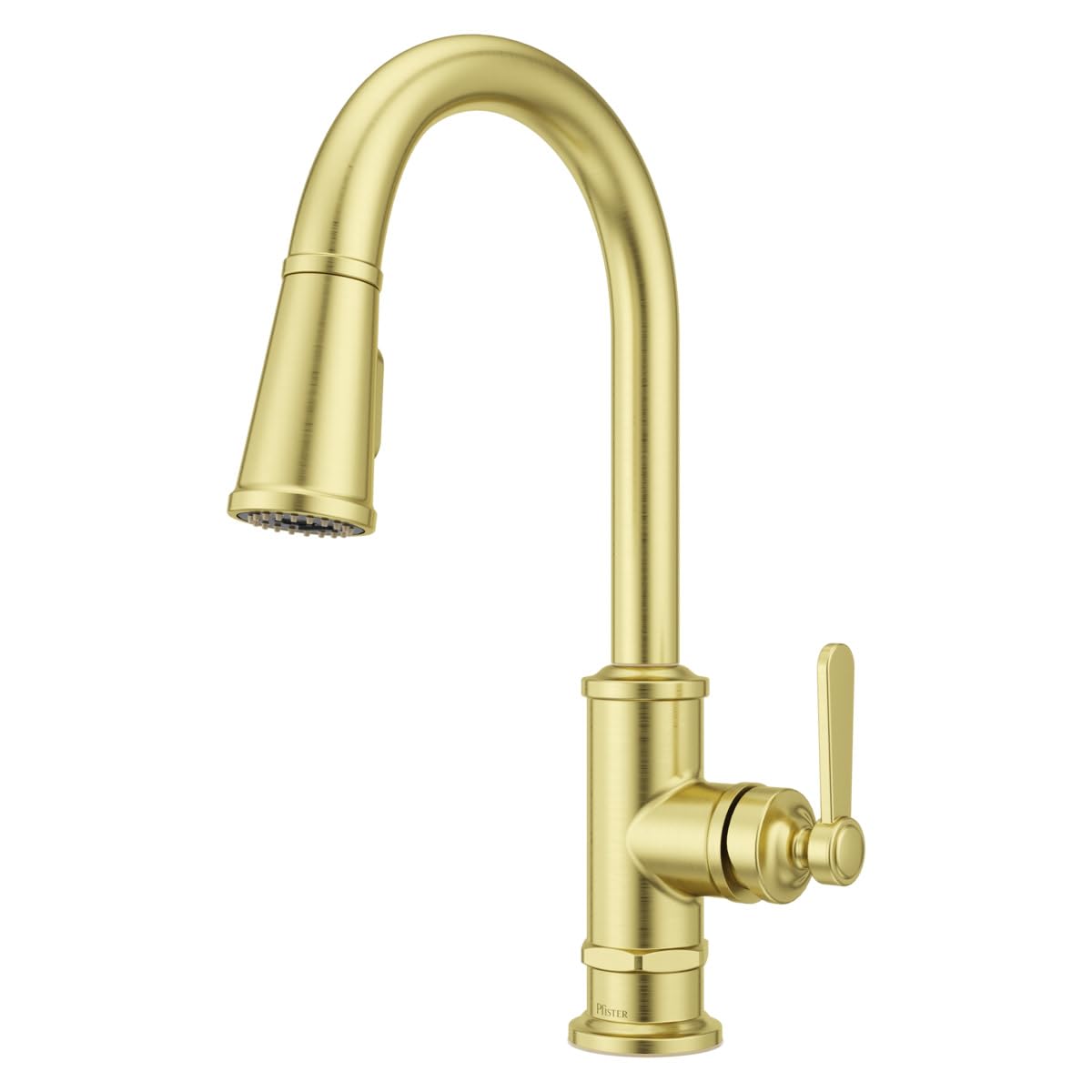 Pfister GT529-TDBG Brushed Gold Pull-Down Kitchen Faucet with Accessories - Modern Touchless Design for Easy Cooking & Cleaning