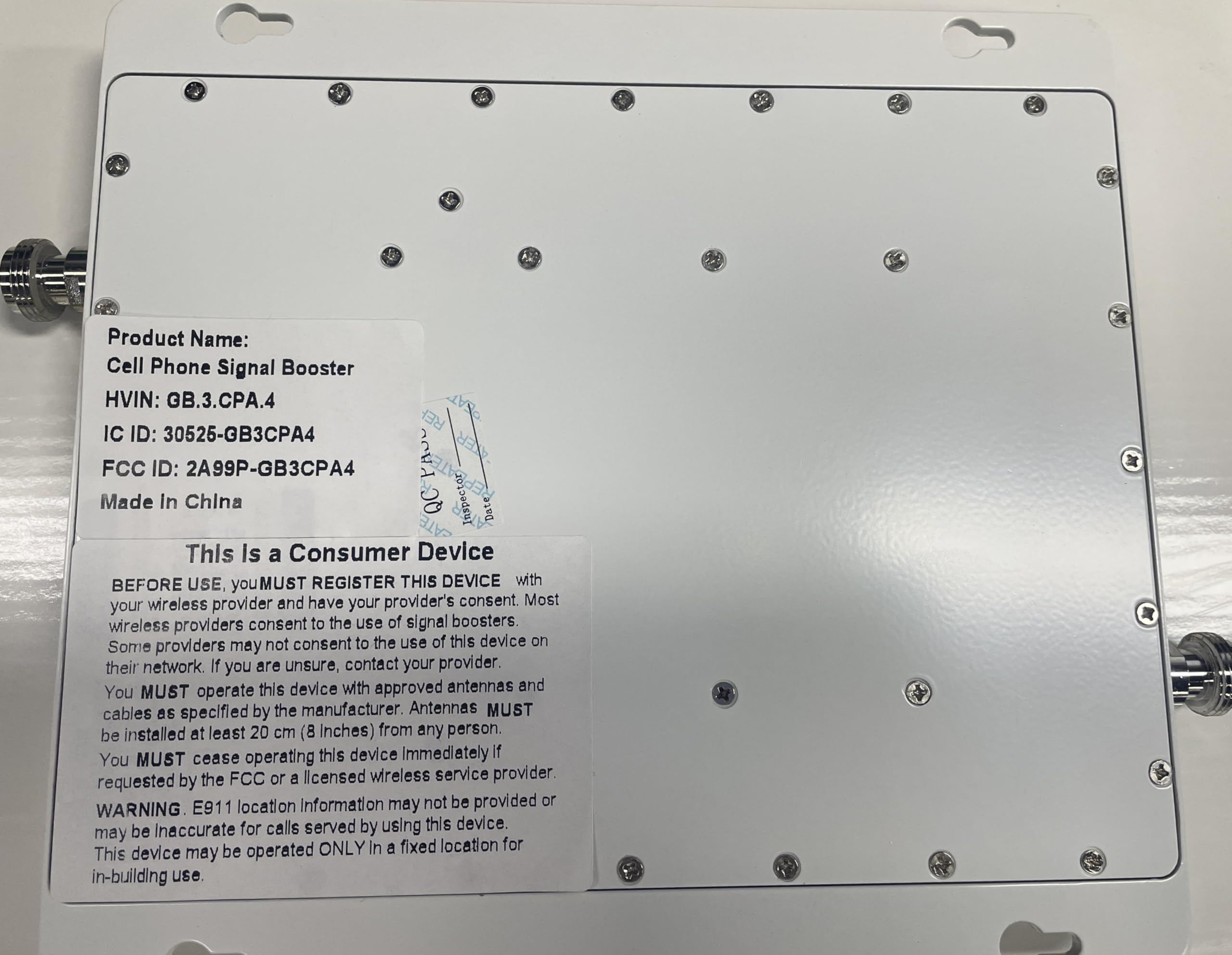 3G 4G LTE 5G Tri-Band Cell Phone Signal Booster for Home & Office - FCC Approved, Covers Up to 5000 sq.ft, Compatible with Verizon AT&T T-Mobile | Improve Weak Signals for Better Calls & Streaming