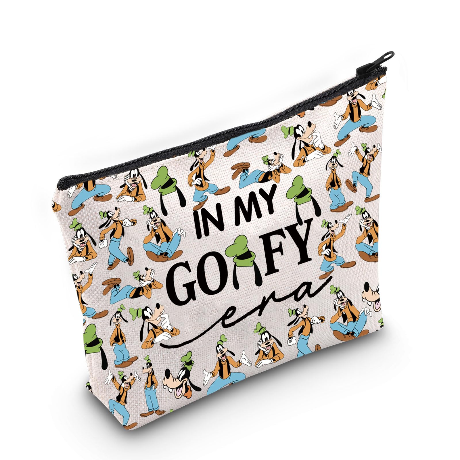 TSOTMO Cartoon Dog Makeup Bag - Cute Movie Character Gift for Dog Lovers & Pet Owners - Perfect for Travel, Cosmetics Storage & Fan Gifts