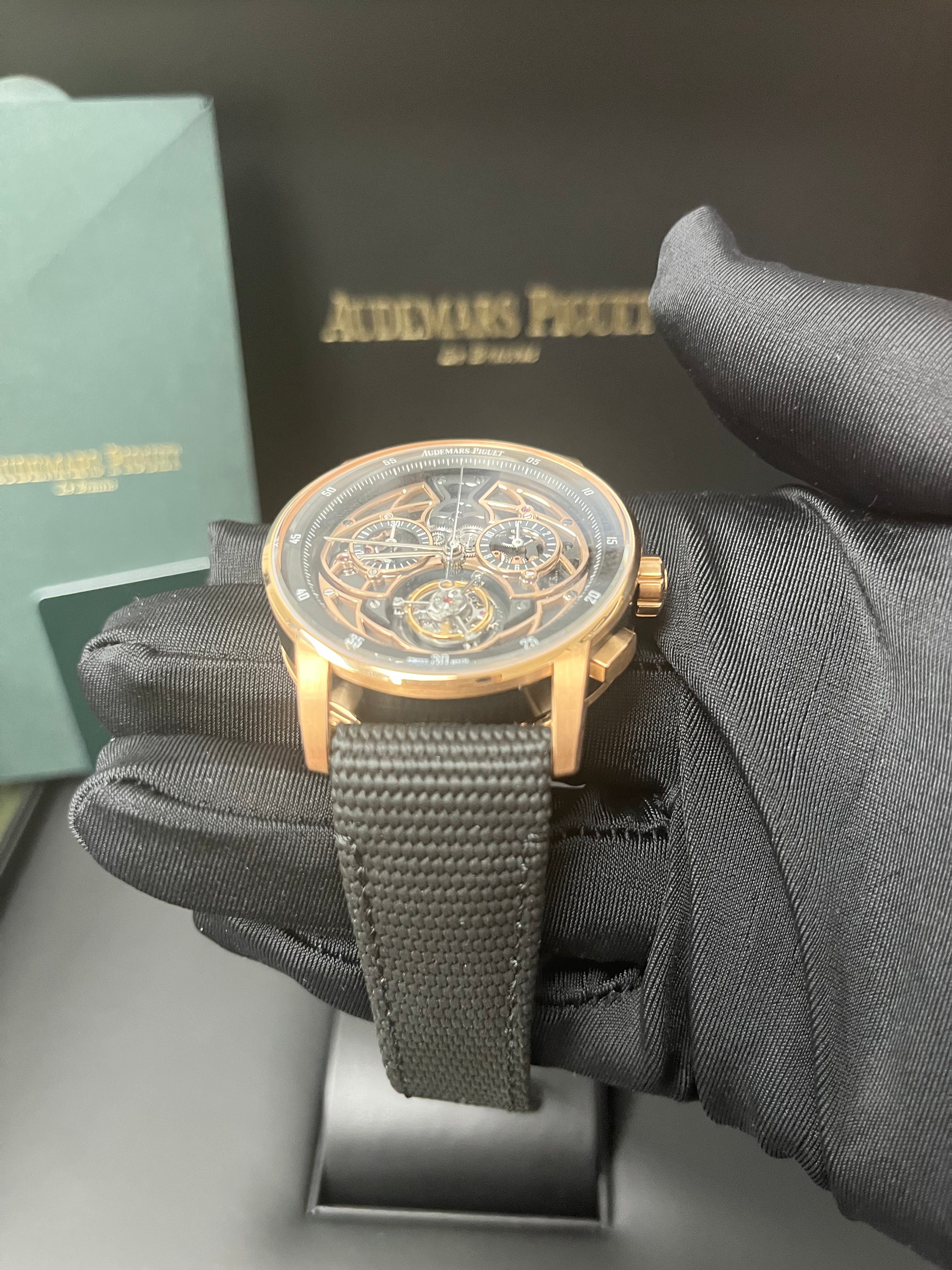 Audemars Piguet Code 11.59 Selfwinding Flying Tourbillon Chronograph Limited Edition 50 Pieces Watch - Ref #26399NR.OO.D002KB.01 - Luxury Men's Timepiece for Collectors & Special Occasions