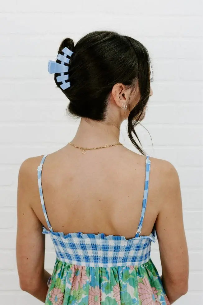 Clear Skies Medium Hair Clip - Non-Slip Hair Claw for Women & Girls - Perfect for School, Work, and Everyday Styling