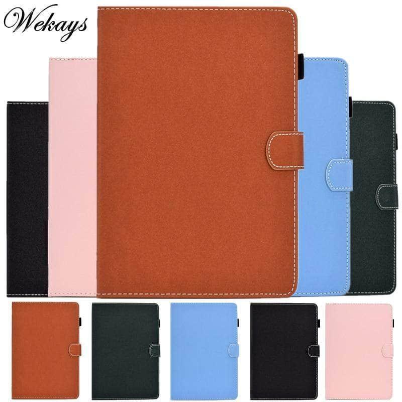 Samsung Galaxy Tab A7 Lite T220 T225 Case - Premium Matte Leather Cover with Stand for Business & Travel - Protective Sleeve for 8.7 Inch Tablet (2021 Model) - Perfect for Office, Commuting & Home Use