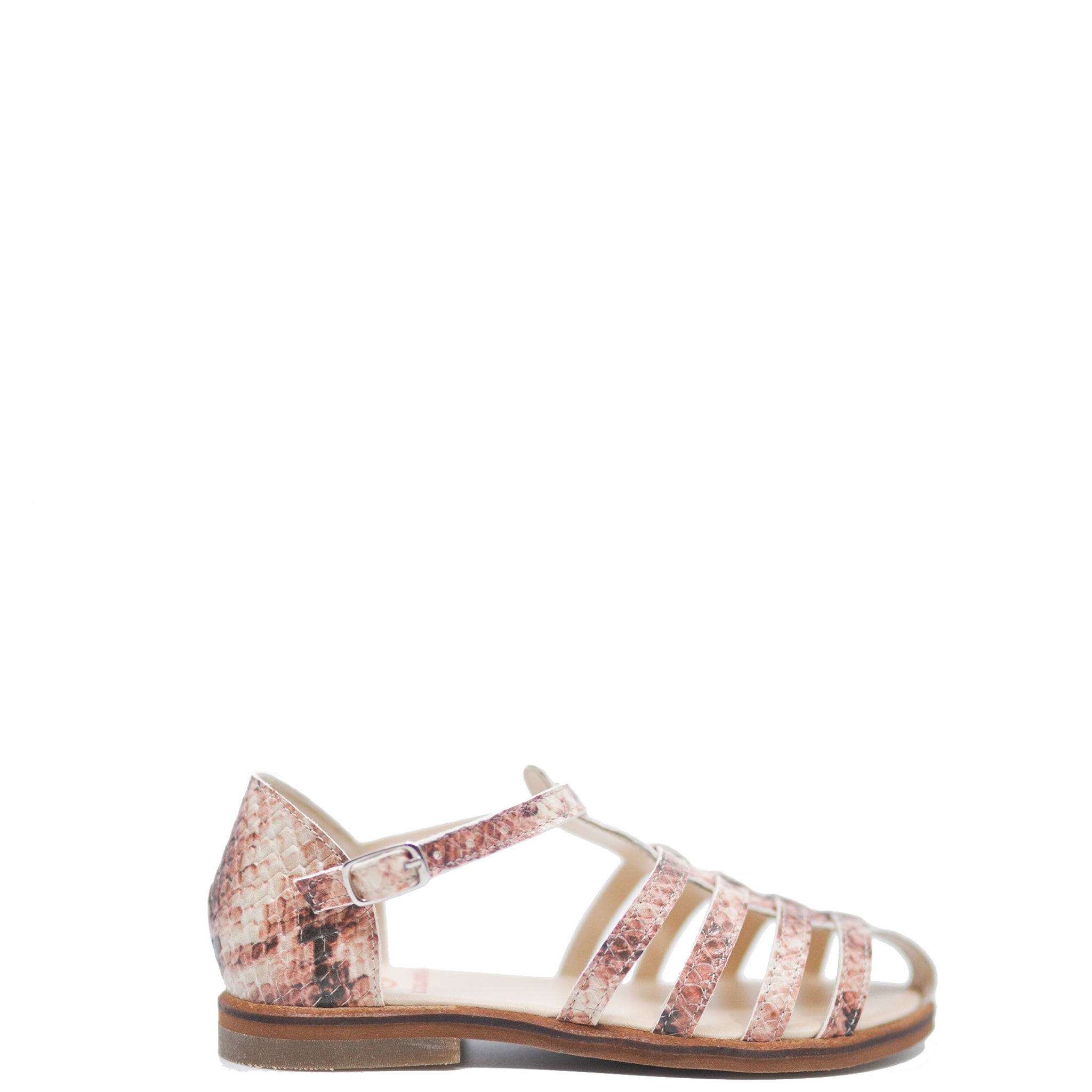Blublonc Snake Gladiator Sandal - Women's Fashion Strappy Flat Sandals for Summer | Perfect for Beach, Vacation, and Casual Outfits