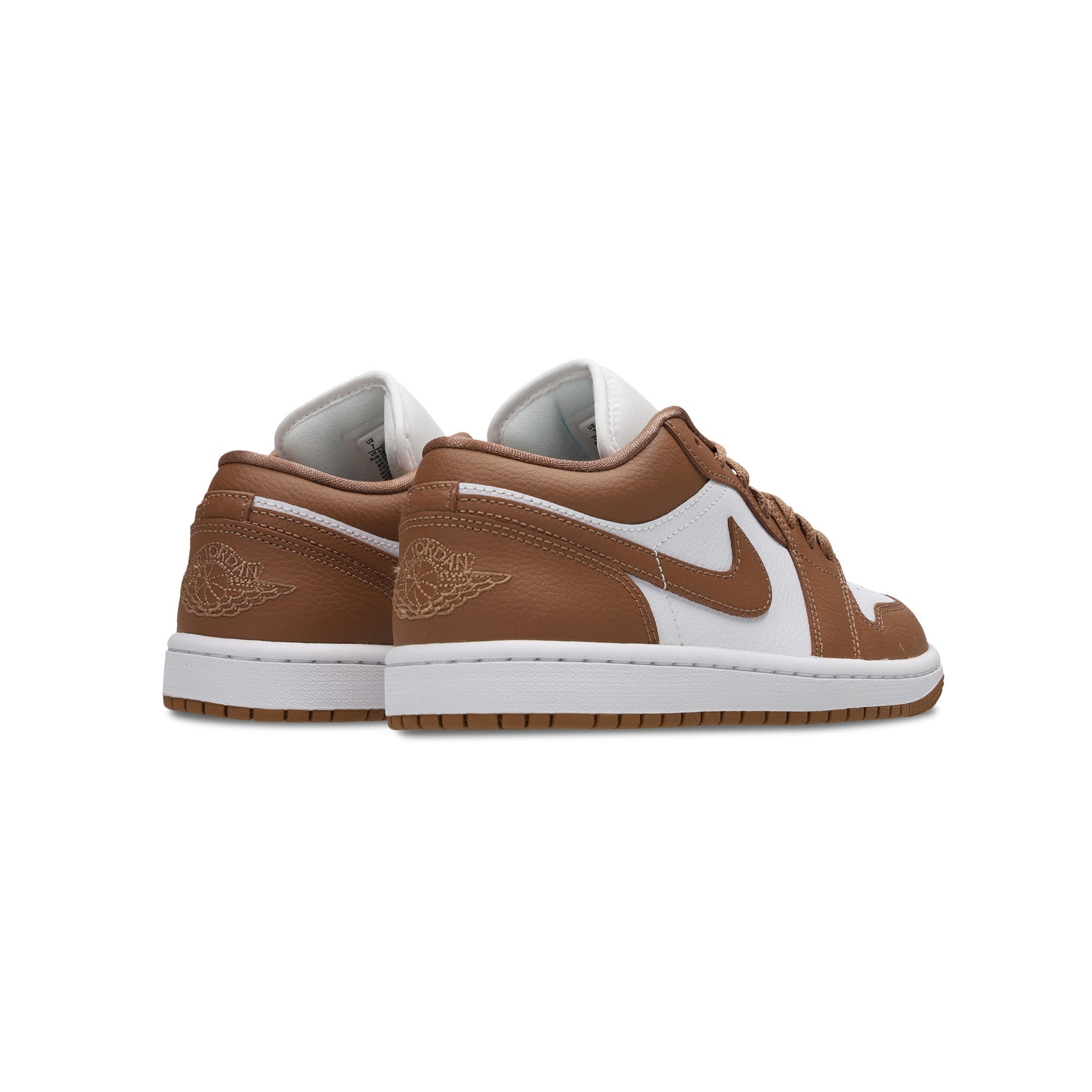 Air Jordan 1 Low 'Archaeo Brown White' Women's Sneakers (2024) - Casual Streetwear & Everyday Comfort Shoes for Women