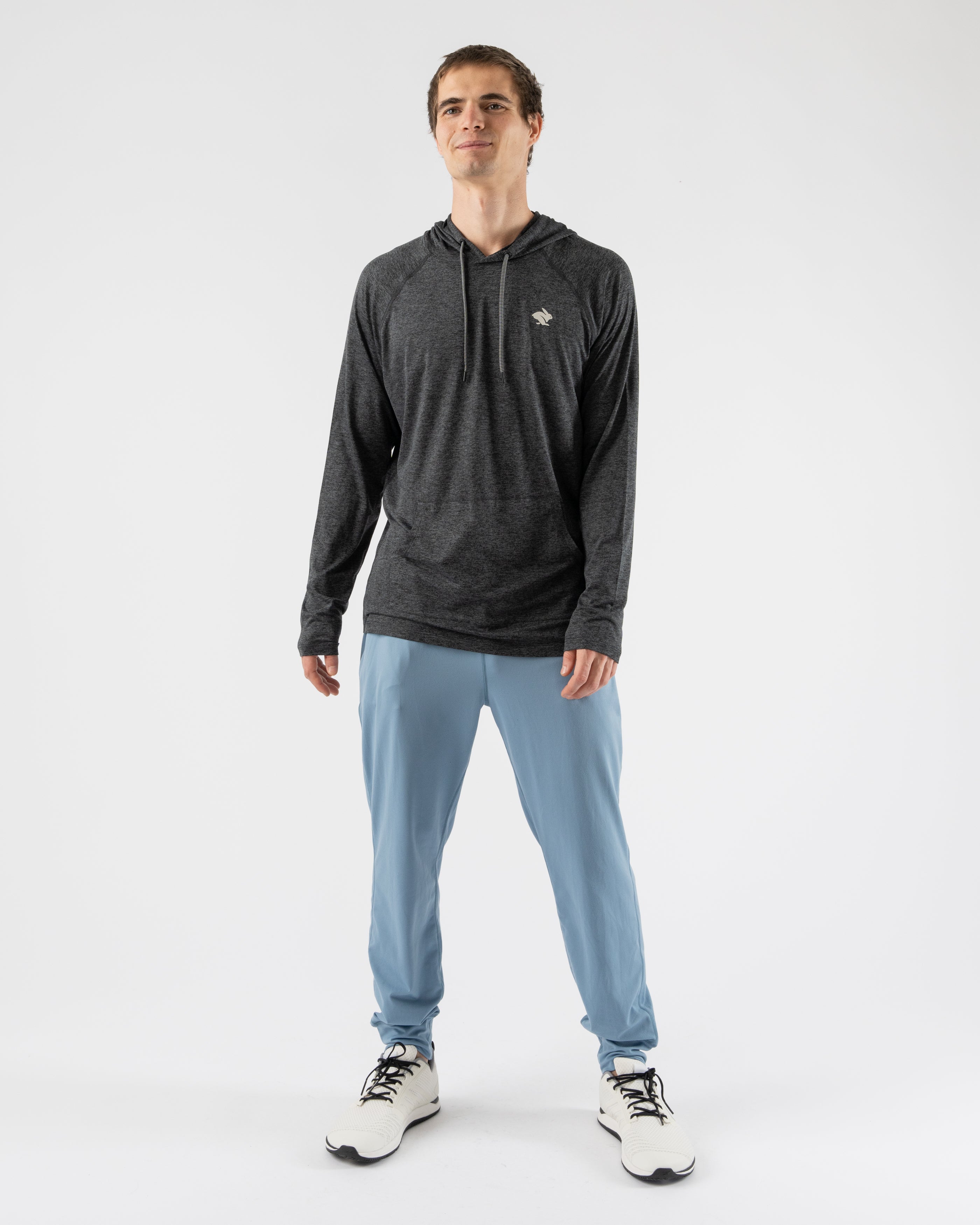 Men's Easy Pullover Hoodie - Soft & Comfortable Core Sweatshirt for Casual Wear, Gym, and Outdoor Activities