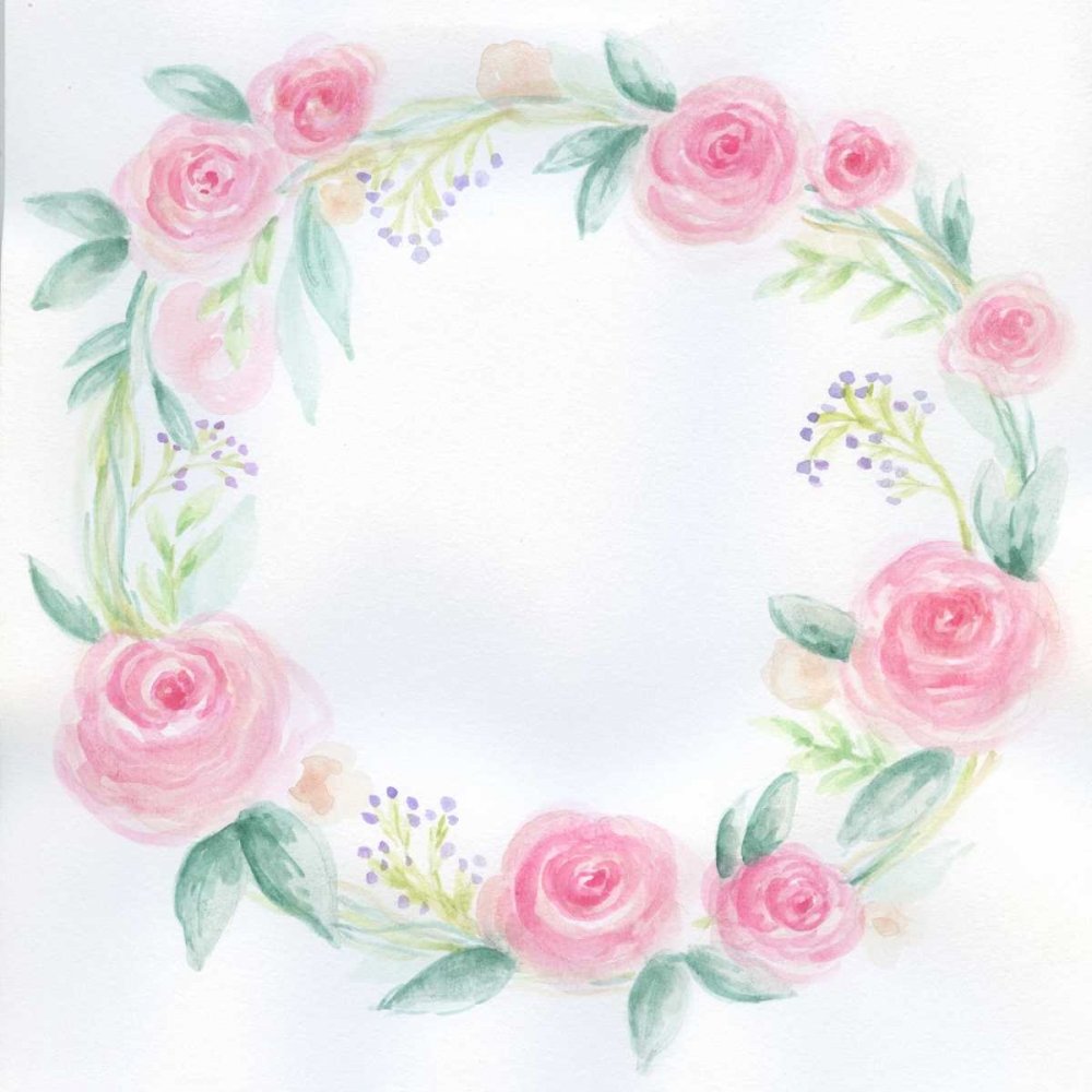 Pam Varacek Infinite Rose Poster Print - 24x24 Inches Wall Art Decor for Living Room, Bedroom & Office