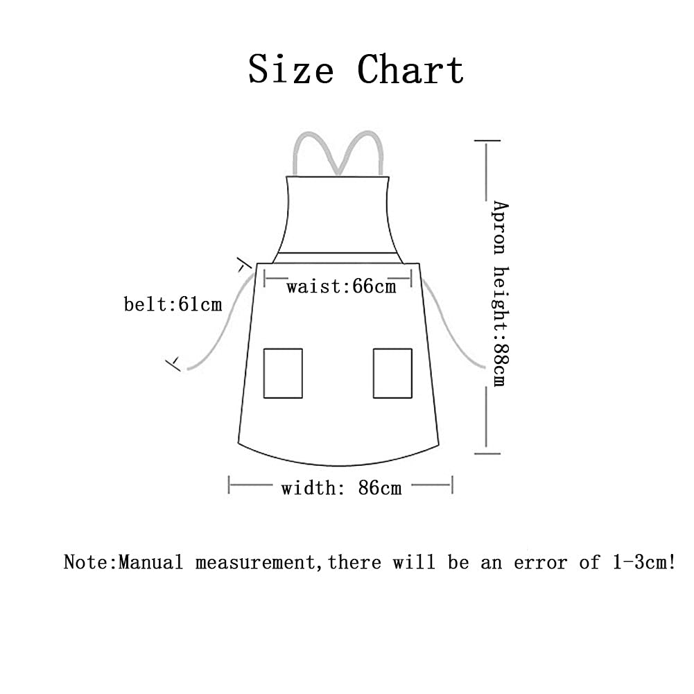 Okazaki Unisex The Way of The Househusband Apron - Anime Kitchen Cooking Apron for Cosplay, BBQ & Baking - Perfect for Househusbands, Chefs & Anime Fans