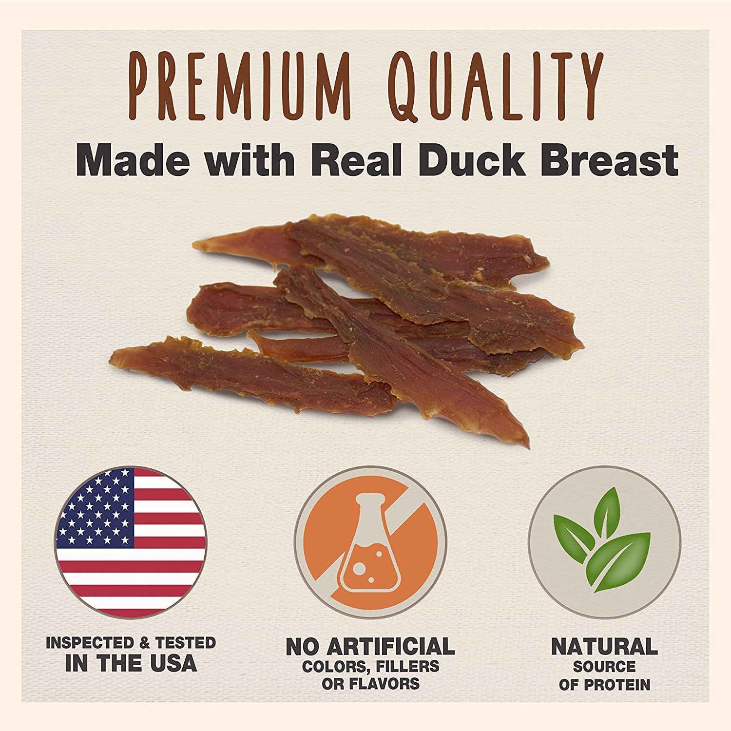 Premium Cadet Duck Breast Gourmet Dog Treats - 2 Pack | All-Natural, High-Protein Training Snacks for Dogs | Includes Exclusive 