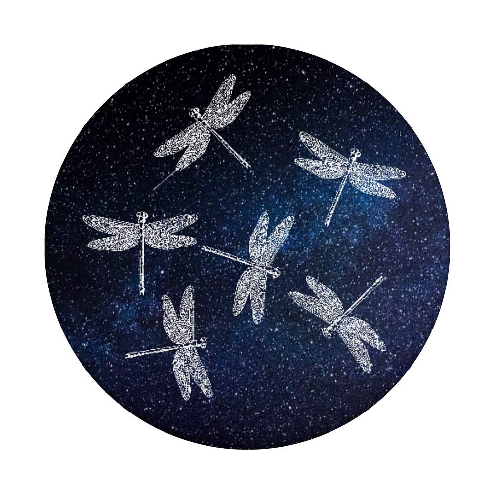 Dragonflies in Outer Space PopSockets PopGrip - Interchangeable Phone & Tablet Stand with Collapsible Kickstand | Perfect for Gaming, Video Calls & Hands-Free Viewing