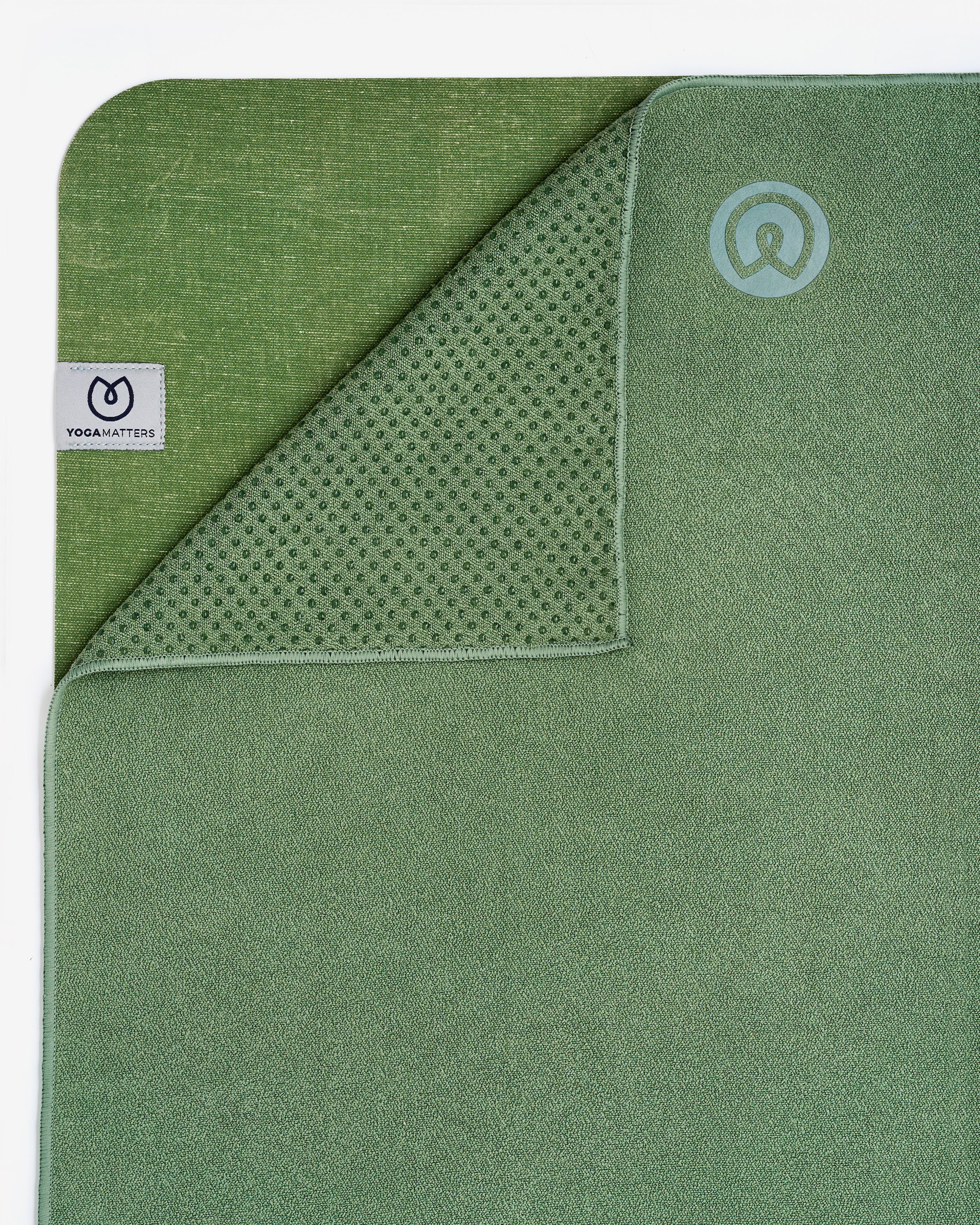 Yogamatters Non-Slip Yoga Mat Towel - Premium Grip for Hot Yoga, Pilates & Workouts - Perfect for Sweat Absorption & Stability