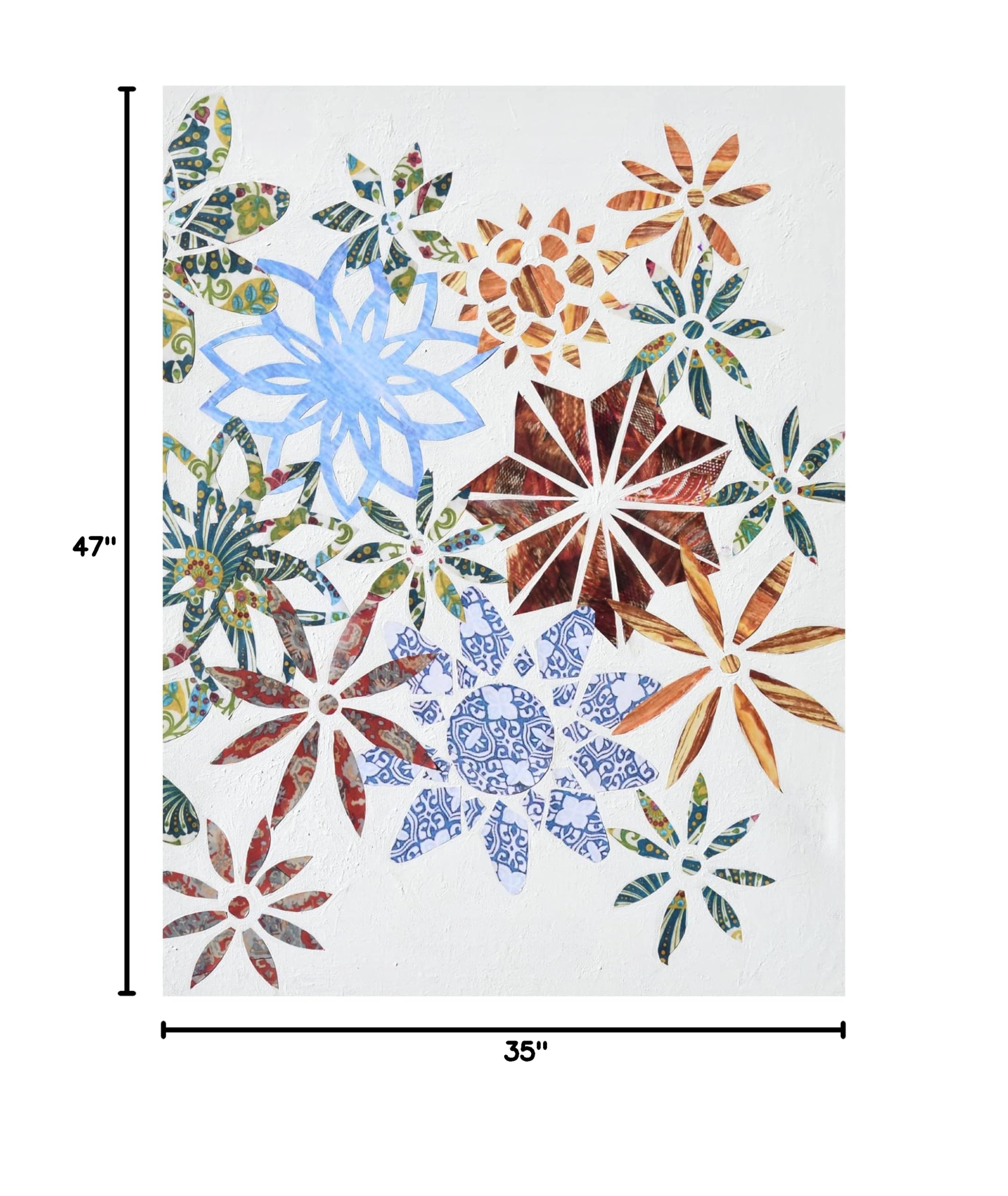 Trademark Fine Art 'Kaleidoscope Cut Outs II' Abstract Canvas Wall Art by Natalie Avondet - Perfect for Living Room, Bedroom & Office Decor