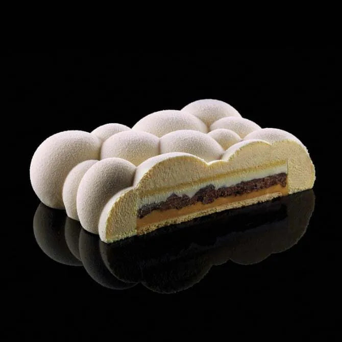 Non-Stick Silicone Baking Mold - Cloud White, Perfect for Cupcakes, Muffins, and Cake Pops | Oven & Freezer Safe Baking Tool for Home Bakers