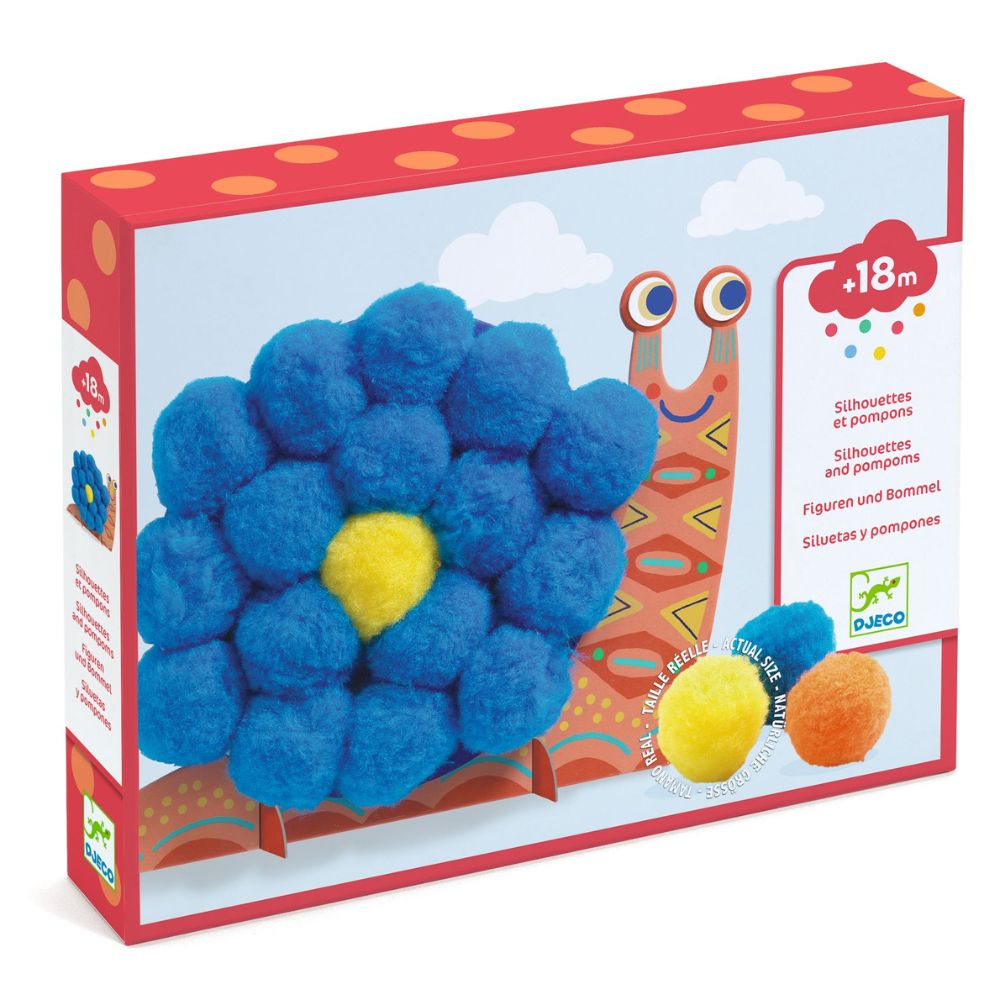 Buy Djeco Fluffy Animals Collage Kit for Kids - Creative DIY Art & Craft Activity for Home & School Projects