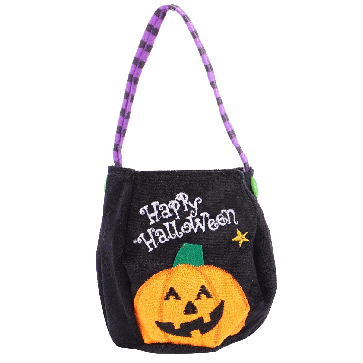 OSALADI Halloween Candy Buckets - 1PC Cute Trick or Treat Bags for Kids, Halloween Party Favor Gift Basket & Candy Pouch - Perfect for Trick-or-Treating, Halloween Parties & Classroom Treats