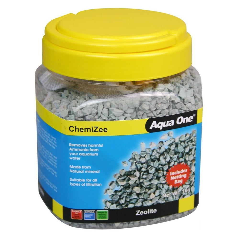 Aqua One ChemiZee 1KG - Premium Aquarium Water Conditioner for Fish Tank, Removes Chlorine & Heavy Metals | Ideal for Freshwater & Saltwater Fish Tanks, Ponds & Aquatic Pets