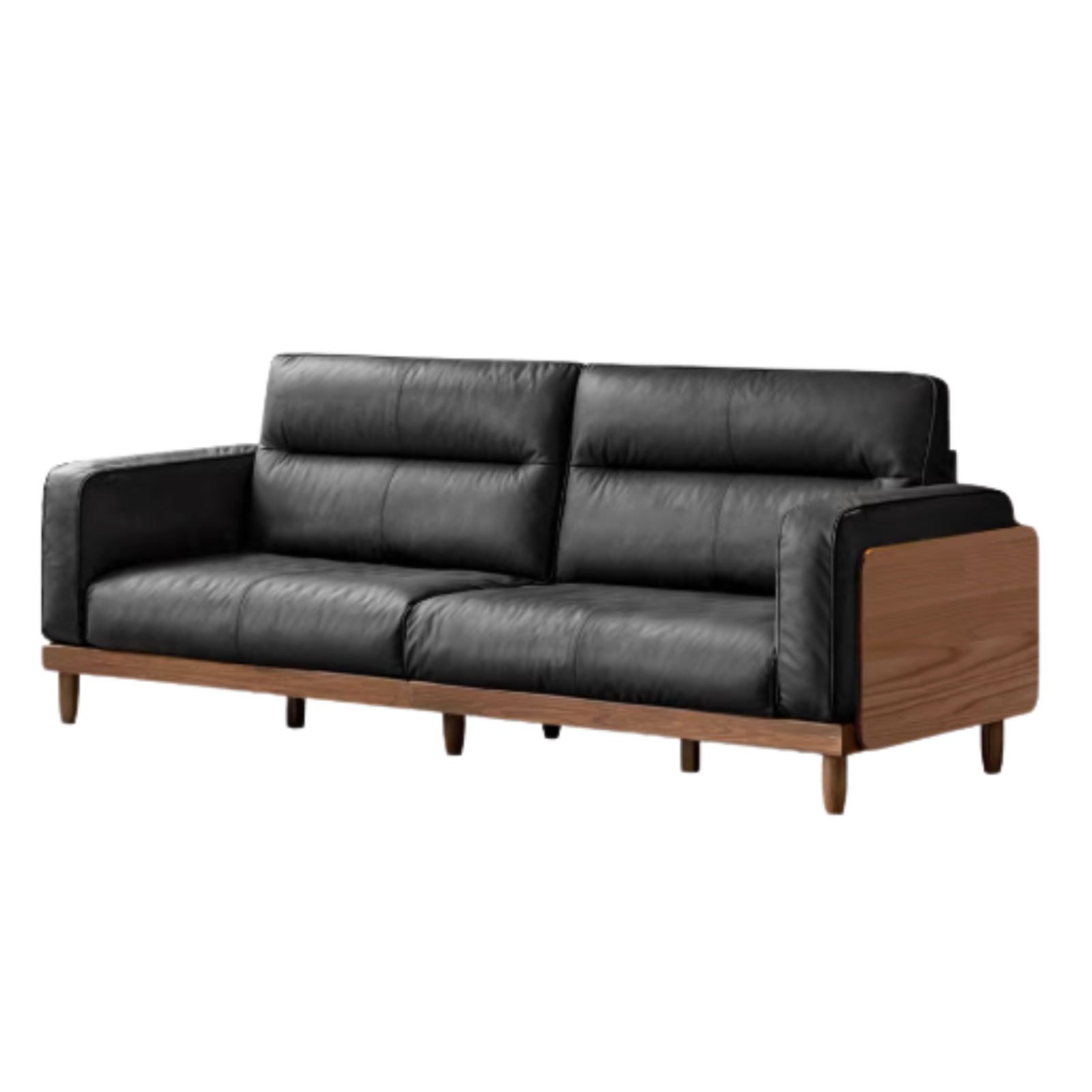 102.5х38.2х38.6 inch / 260.4х97х98сm / Walnut - black color / Ash sofa