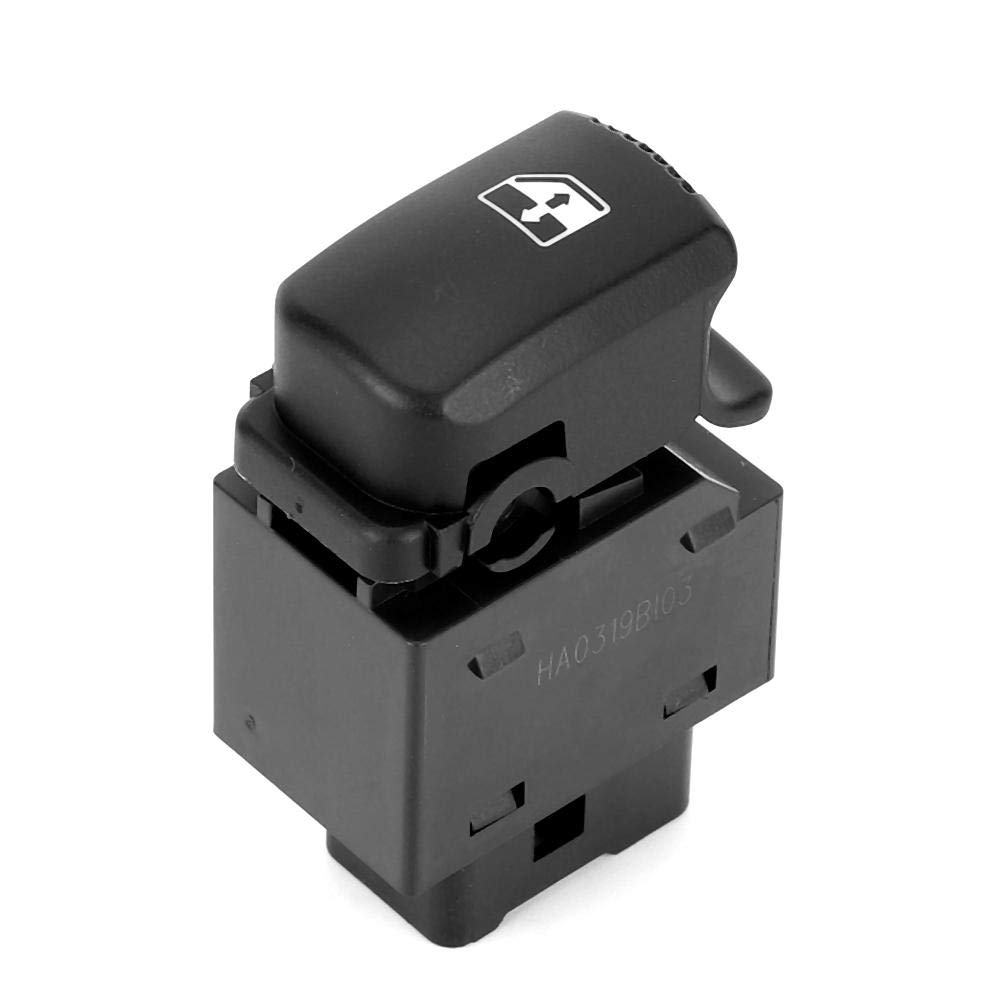 ABS Power Window Control Switch 93580-2B000 - Compatible with 2005-2009 Hyundai Tucson - Black Driver Side Window Regulator - Perfect for Car Window Repair & Replacement
