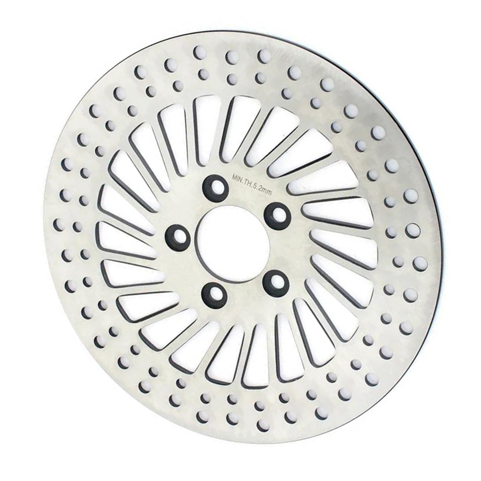 High-Performance Motorcycle Brake Rotor - Rear Brake Disc for Harley Davidson FLHTC Electra Glide Classic (2008-2012) - Grey | Durable & Precision Engineered for Smooth Braking | Ideal for Touring, Cruising & Long-Distance Rides