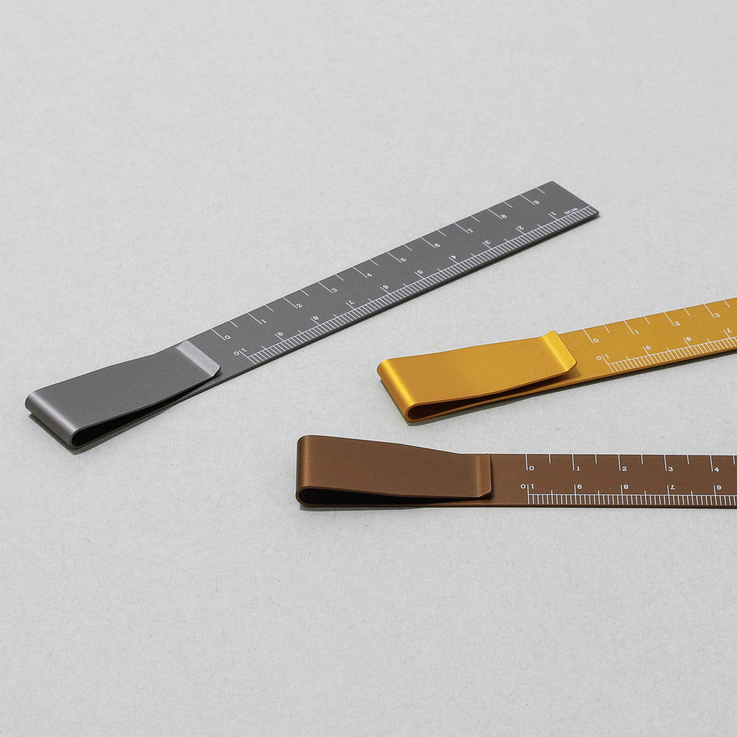 Hightide Ruler Clip for Hobonichi Techo Planner - Perfect for Organizing Notebooks, Journals, and Office Supplies | Ideal for Students, Professionals & Stationery Lovers