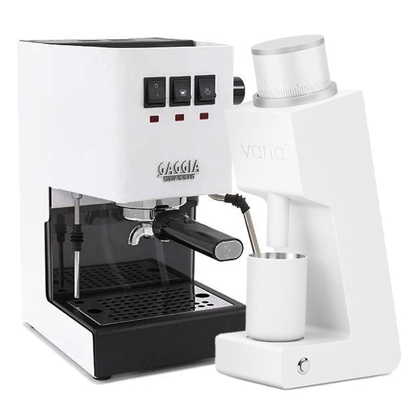 Gaggia Classic Evo Pro Espresso Machine & Varia VS3 Grinder Bundle - Perfect for Home Baristas & Coffee Enthusiasts