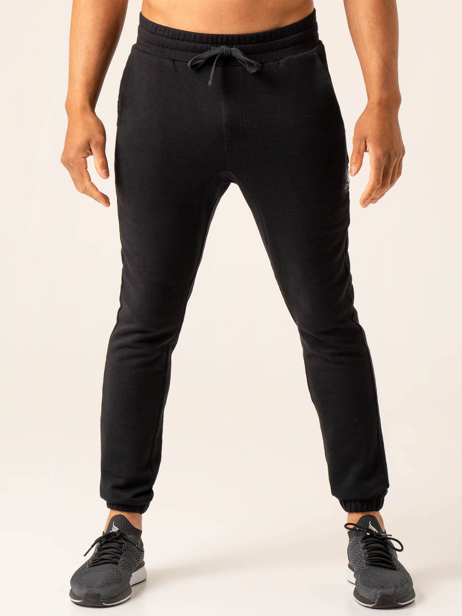 Dynamic Track Pants for Men - Comfortable Running & Workout Joggers - Black Athletic Pants for Gym, Training & Casual Wear