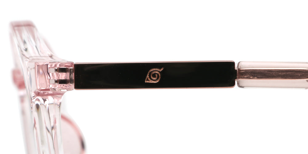 JINS x NARUTO SAKURA Model Pink Glasses - Anime Inspired Eyewear for Naruto Fans - Perfect for Cosplay, Fashion & Daily Wear