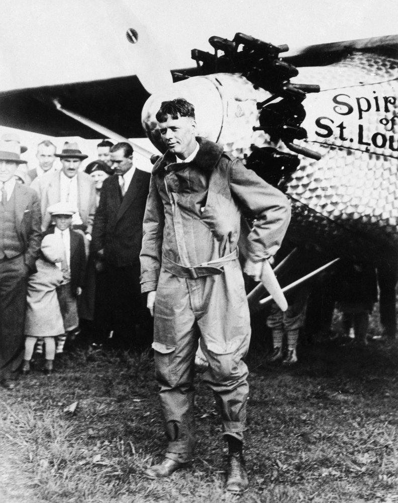 Charles Lindbergh Spirit of St Louis Poster 18x24 - Vintage Aviation Decor