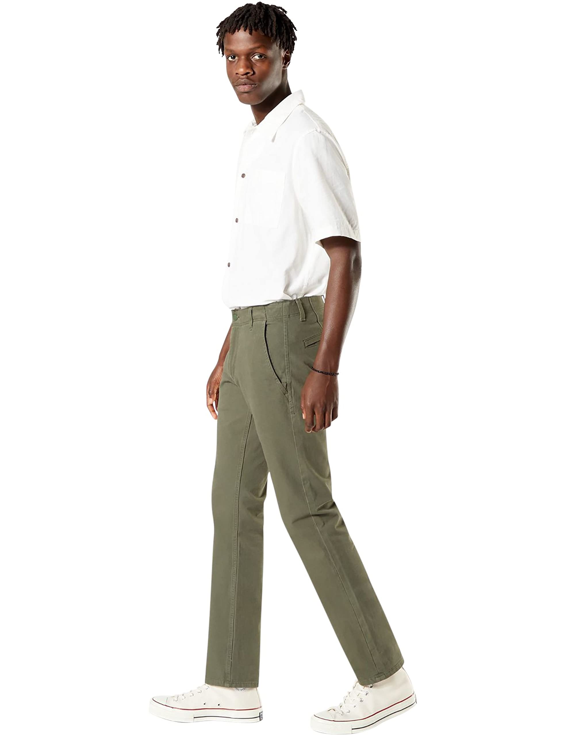 Dockers Men's Slim Fit Chino Pants - Comfortable & Stylish for Business Casual & Office Wear