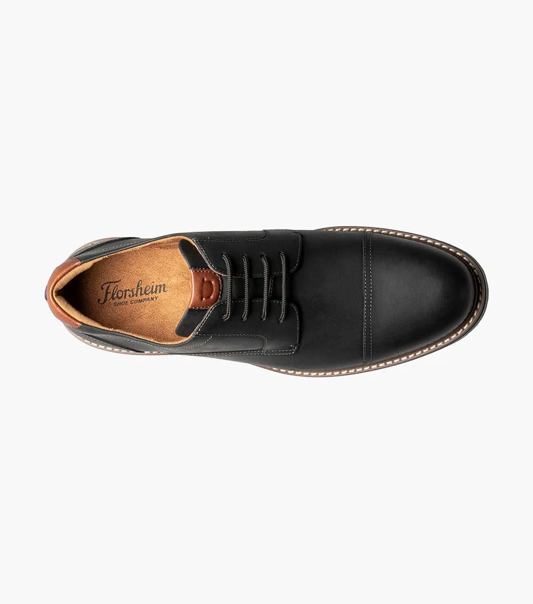 Norwalk Cap Toe Oxford Dress Shoes for Men - Classic Business Formal & Wedding Leather Shoes - Perfect for Office, Interviews & Special Occasions