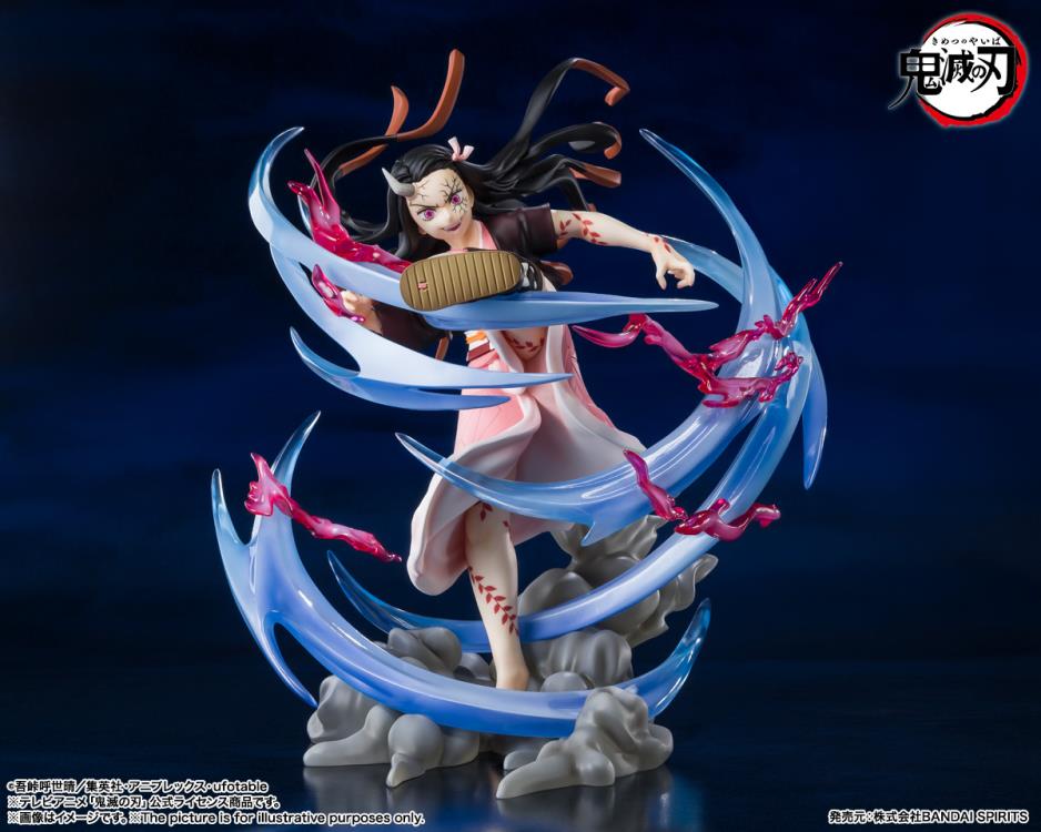 Figuarts Zero Demon Slayer: Kimetsu no Yaiba Nezuko Kamado Advancing Version Anime Statue - Perfect for Anime Collectors, Home Decor, and Gift Giving