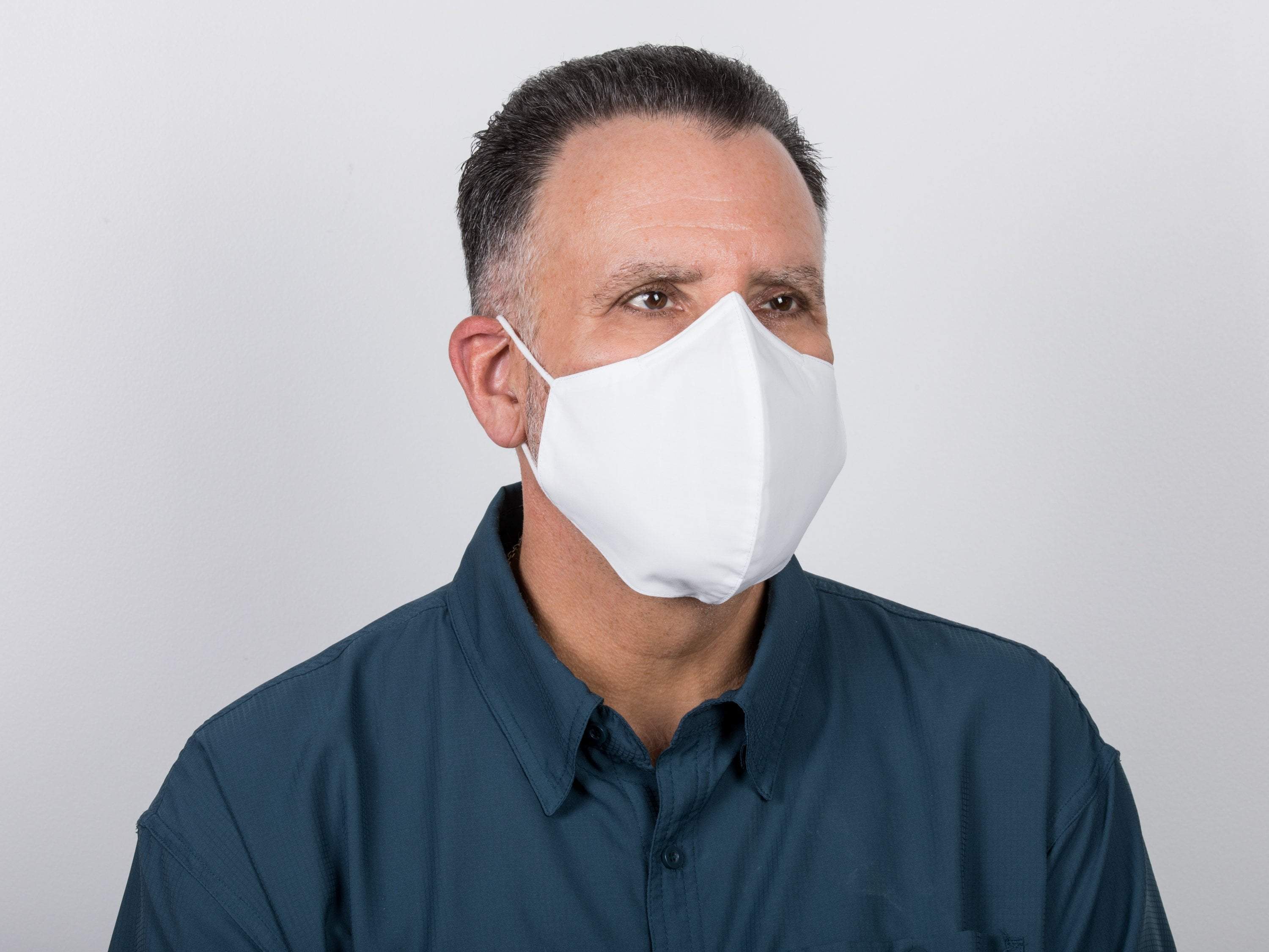 3 Layer Microfiber Earloop Face Mask - Breathable & Comfortable Disposable Masks for Daily Protection - Perfect for Work, Travel, and Public Spaces