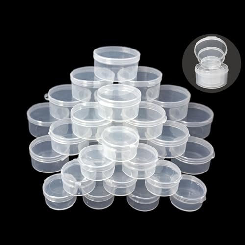 Zfyoung 30 pcs plastic cosmetic jar