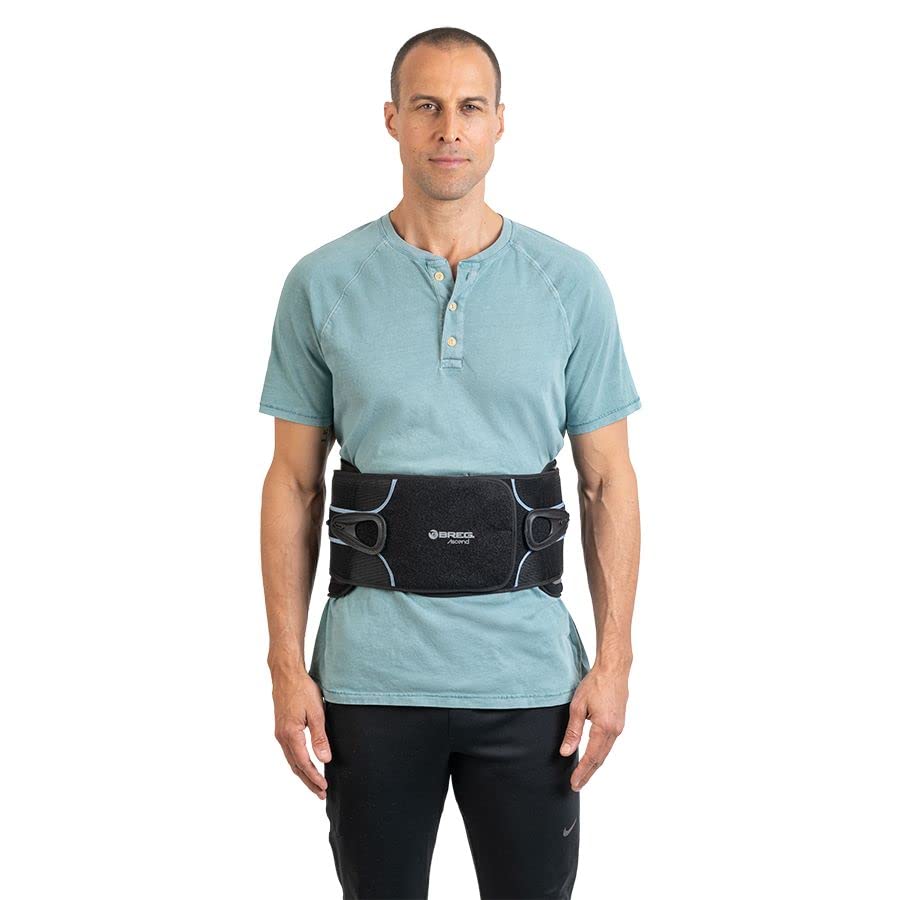 Breg Ascend LO 627/642 Back Brace - Premium Lumbar Support for Lower Back Pain Relief (HCPCS L0642, L0627) - Ideal for Post-Surgery Recovery, Work & Sports Injury Prevention