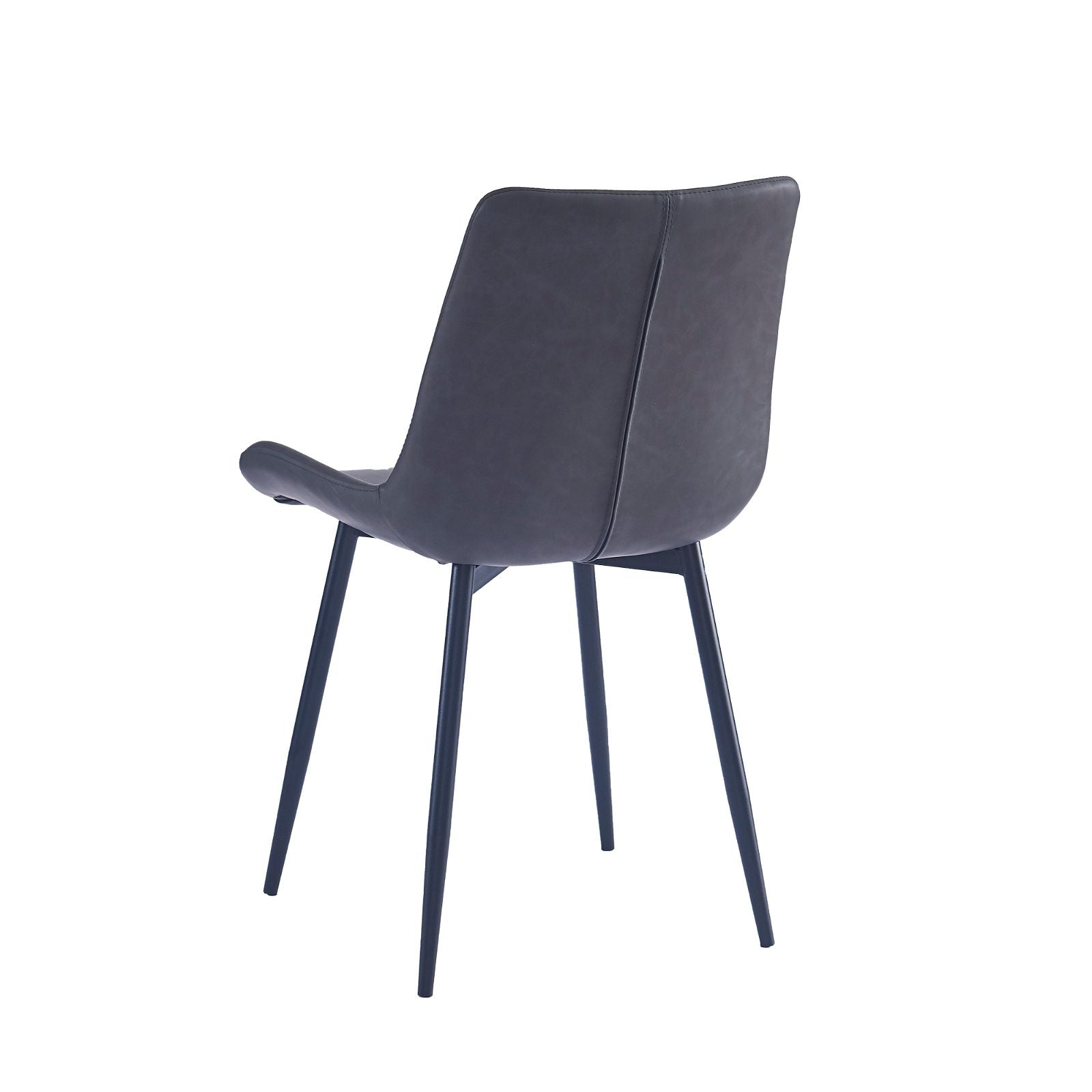 Apollo Modern Dining Chair - Mid Century Wooden Kitchen Chair with Upholstered Seat - Perfect for Dining Room, Kitchen, and Breakfast Nook
