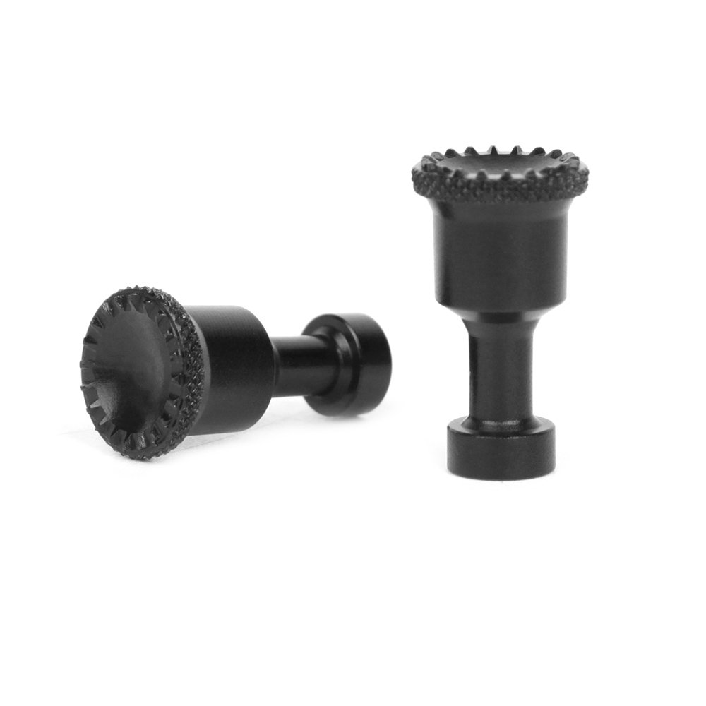 2 Pack Aluminum Alloy Thumb Joystick Protectors for DJI Mavic Air Remote Controller - Black | Compatible with DJI Mavic Air Drone Accessories | Perfect for Enhanced Grip and Protection During Aerial Photography