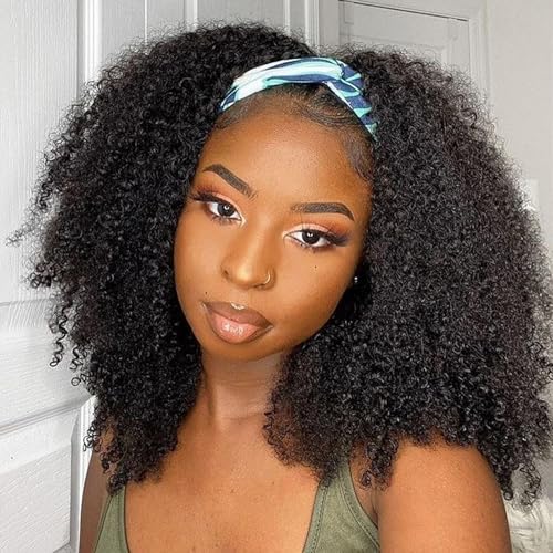 Headband Wig Natural Black