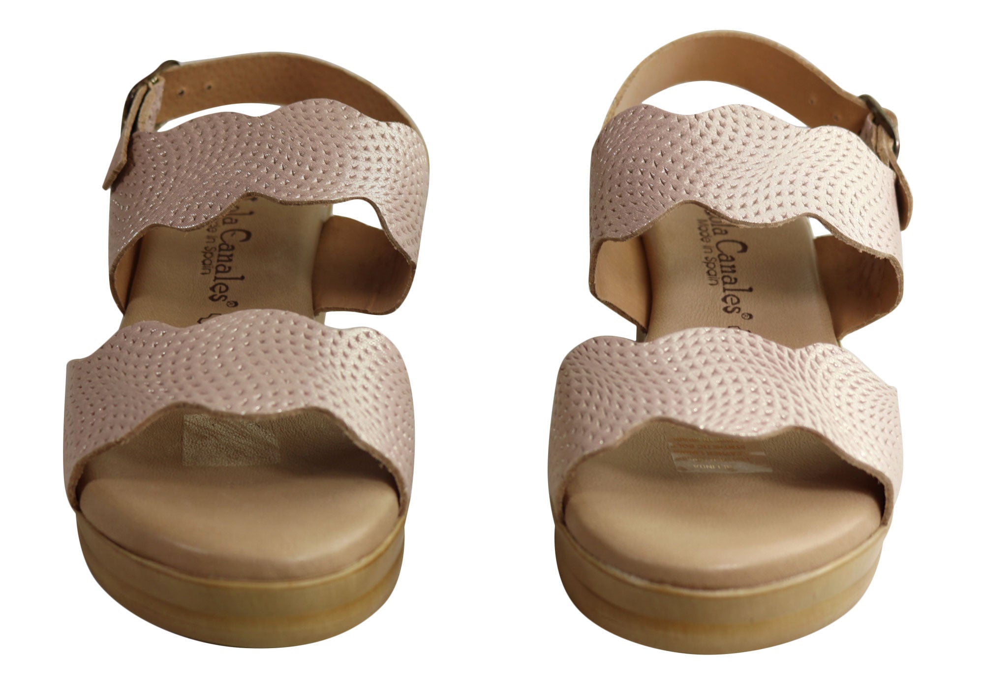 Lola Canales Belinda Women's Comfortable Leather Wedge Sandals - Handmade in Spain - Perfect for Summer Outings, Beach Vacations & Casual Wear