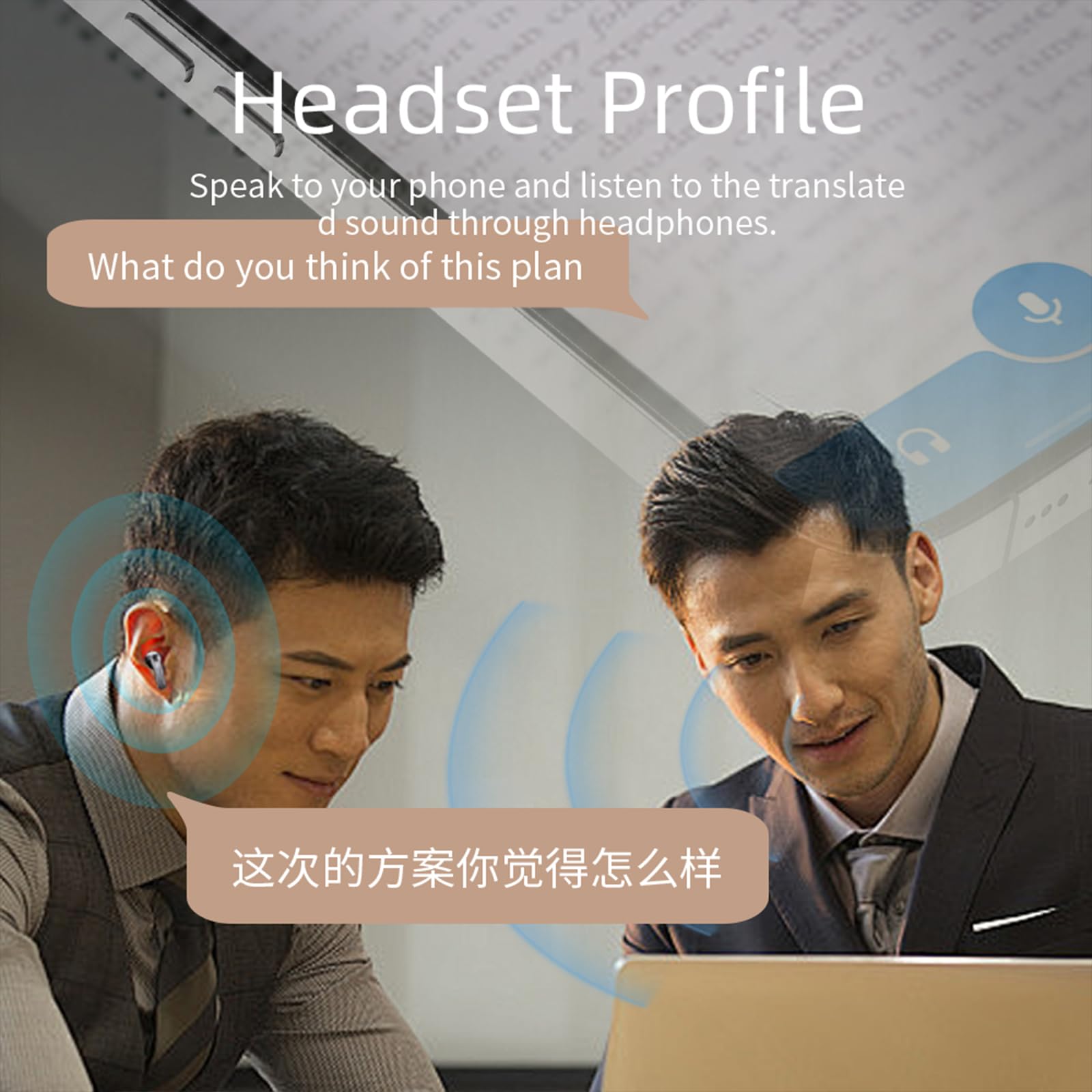 Real-Time Translation Earbuds - 3-in-1 AI Wireless Bluetooth Translator for 144 Languages & Accents | Perfect for Travel, Business Meetings & Language Learning (Diamond Black, 1 Pack)