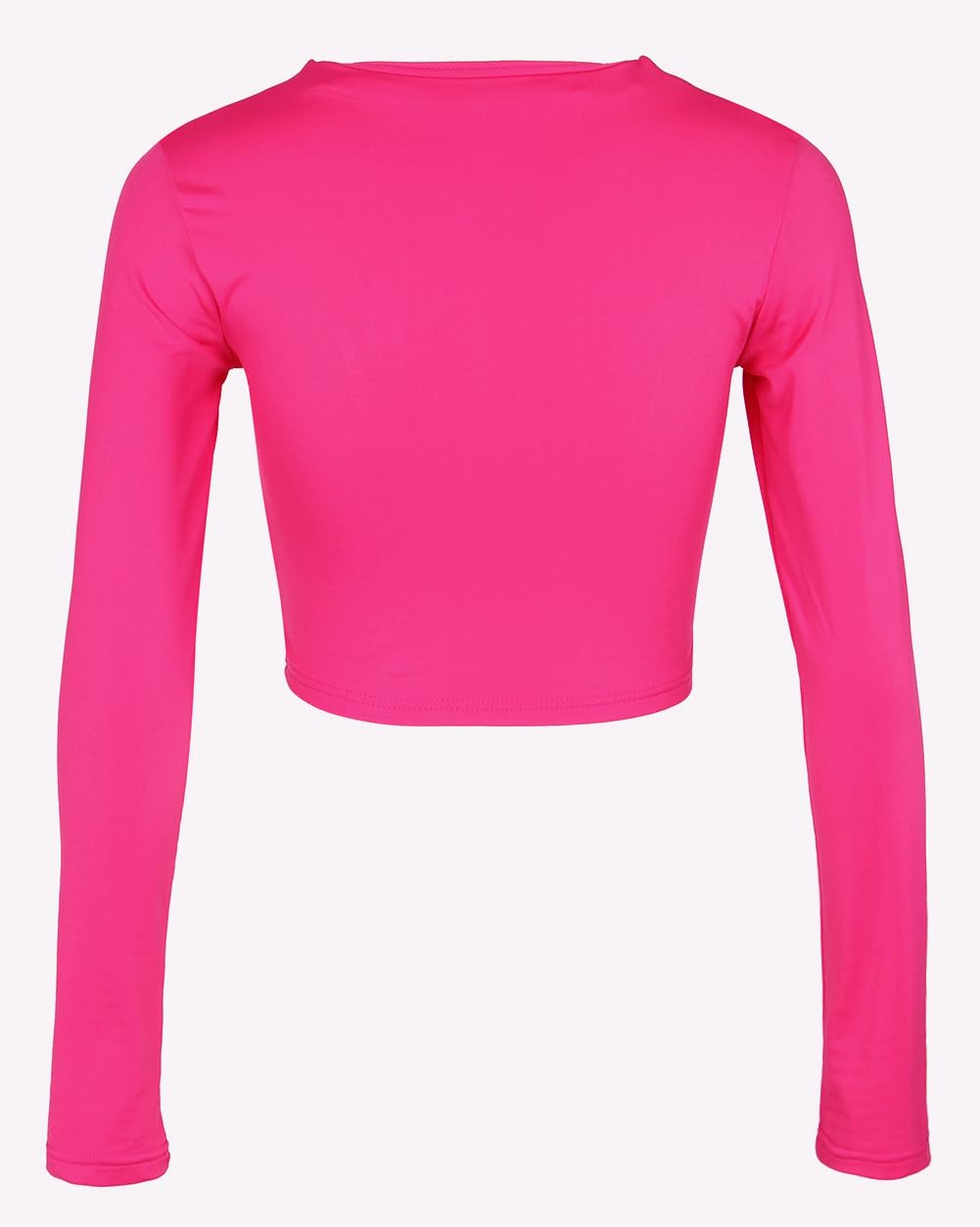 Artfish Women's Long Sleeve Quarter Zip Fleece Lined Crop Top - Soft V-Neck Fitted Shirt for Winter, Yoga, Running & Casual Outfits