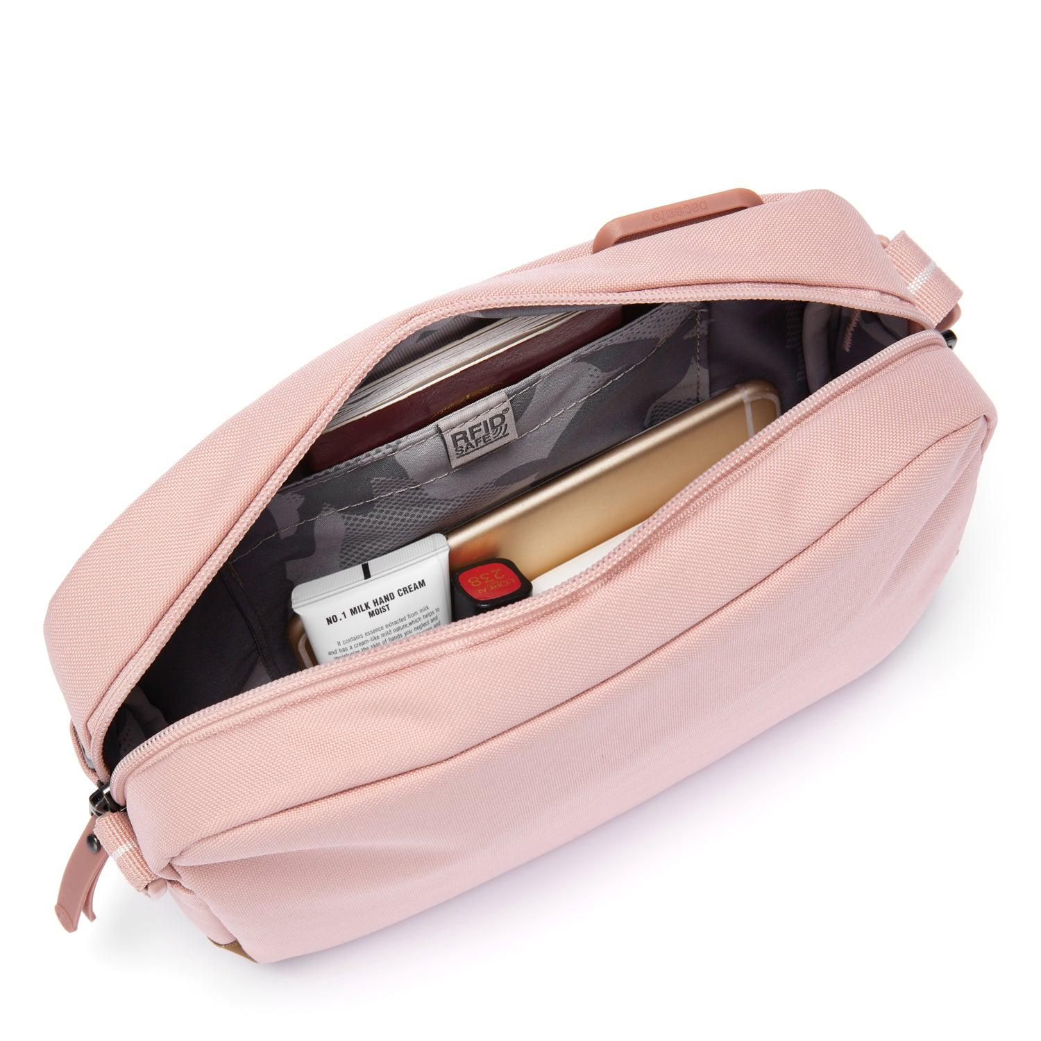 Pacsafe Go Anti-Theft Crossbody Bag for Travel, Commuting & Daily Use - Secure RFID Blocking & Slash-Proof Design for Women & Men