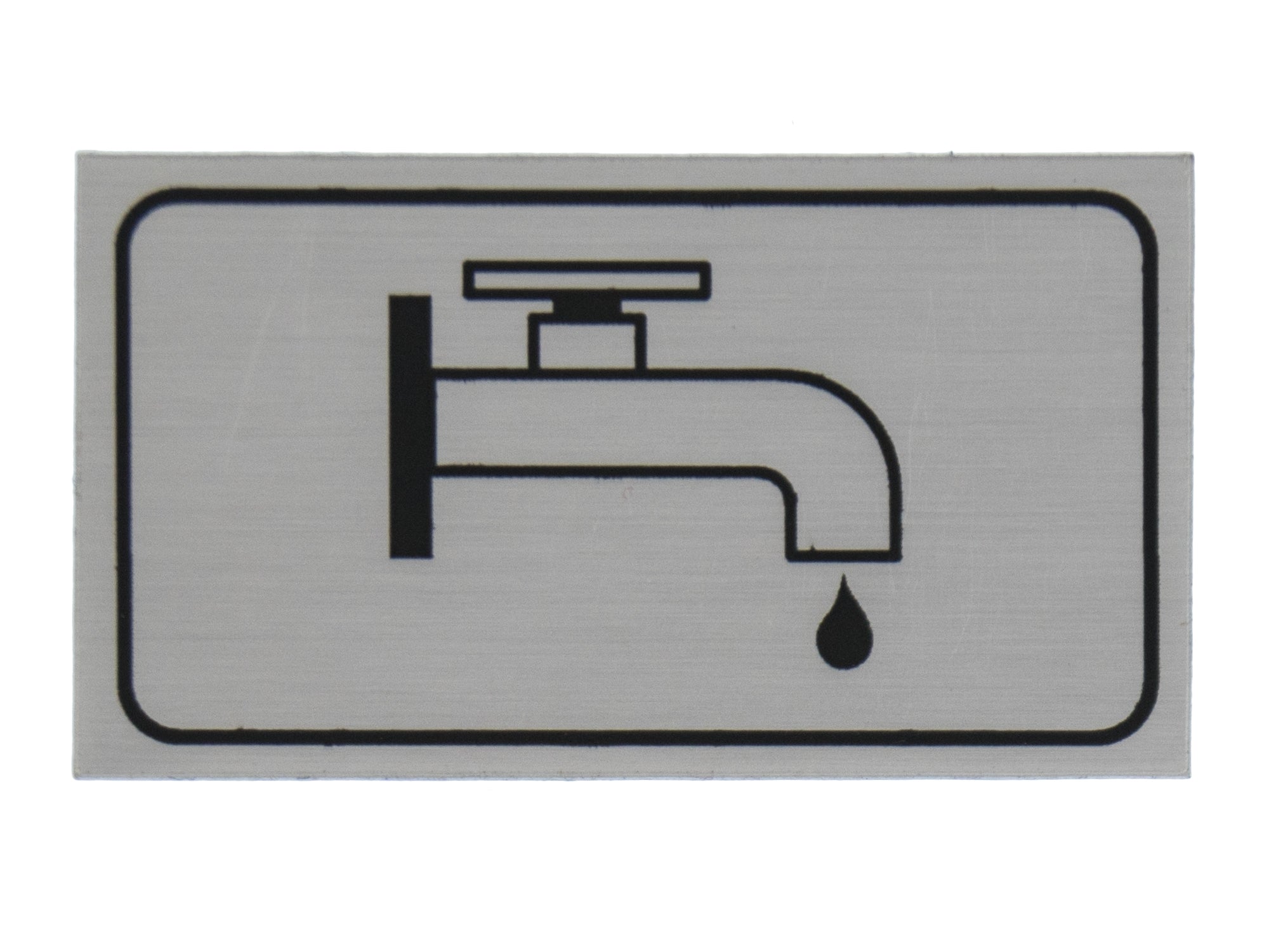City Water Hook Up Decal - RV Camper Water Connection Sticker - Perfect for RV Parks, Campgrounds & Outdoor Adventures