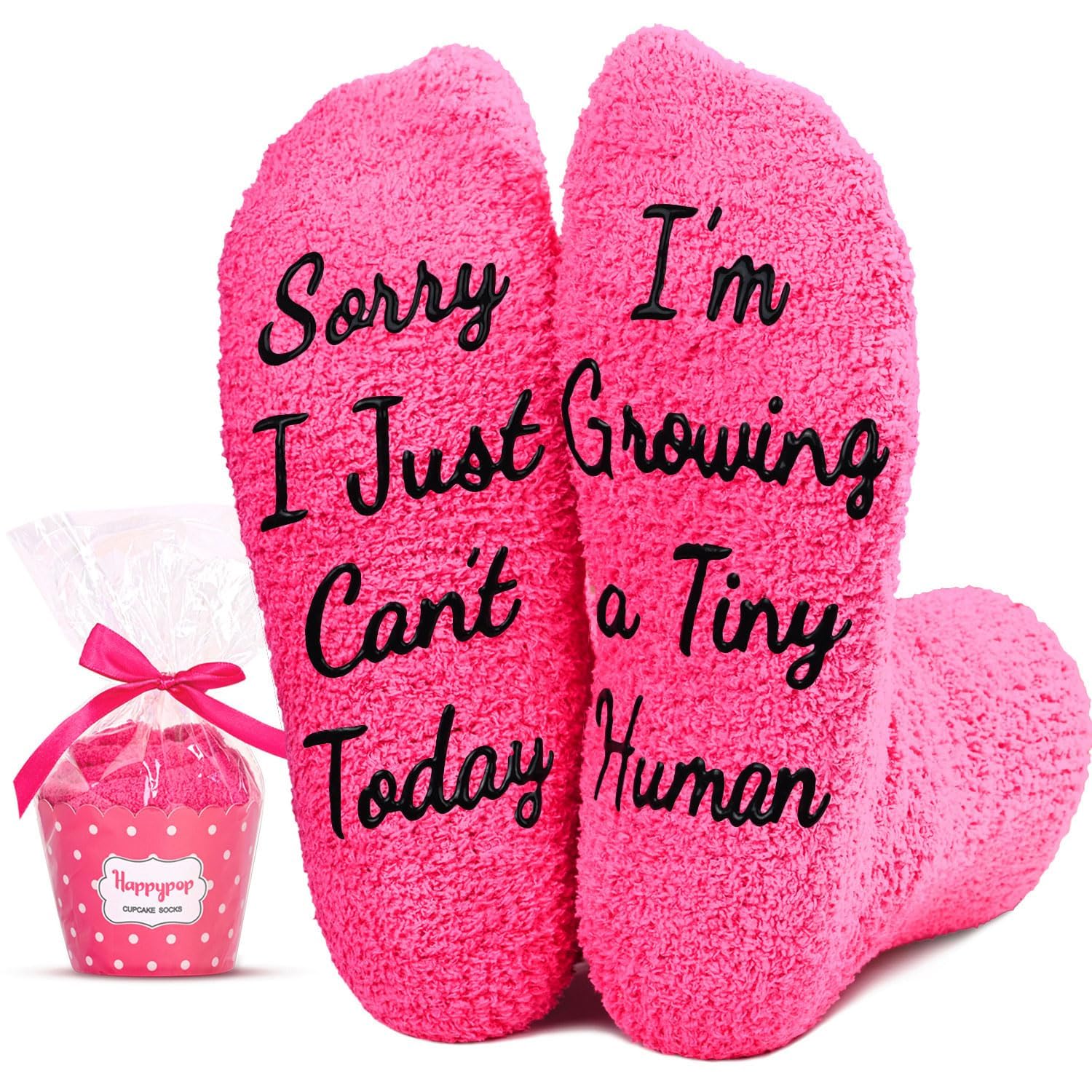 **HappyPop Pregnancy Gifts for Pregnant Wife - New Mom Socks, IVF Gifts for Expecting Mothers - Perfect for Mother's Day, Baby Shower & Hospital Delivery**