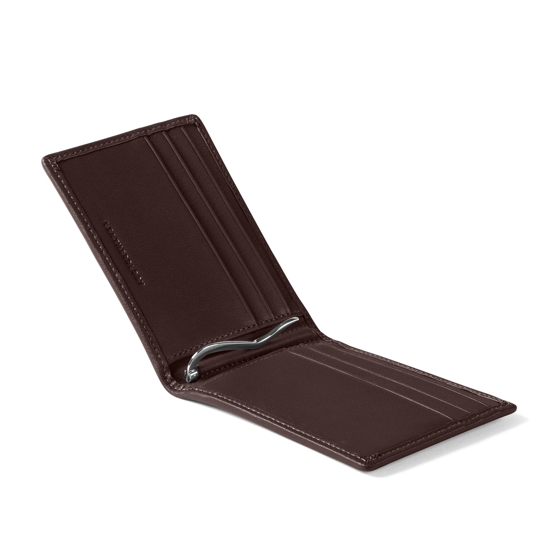 Genuine Leather Bifold Wallet with Money Clip & RFID Blocking - Slim Brown Wallet for Men - Perfect for Everyday Use, Travel & Business