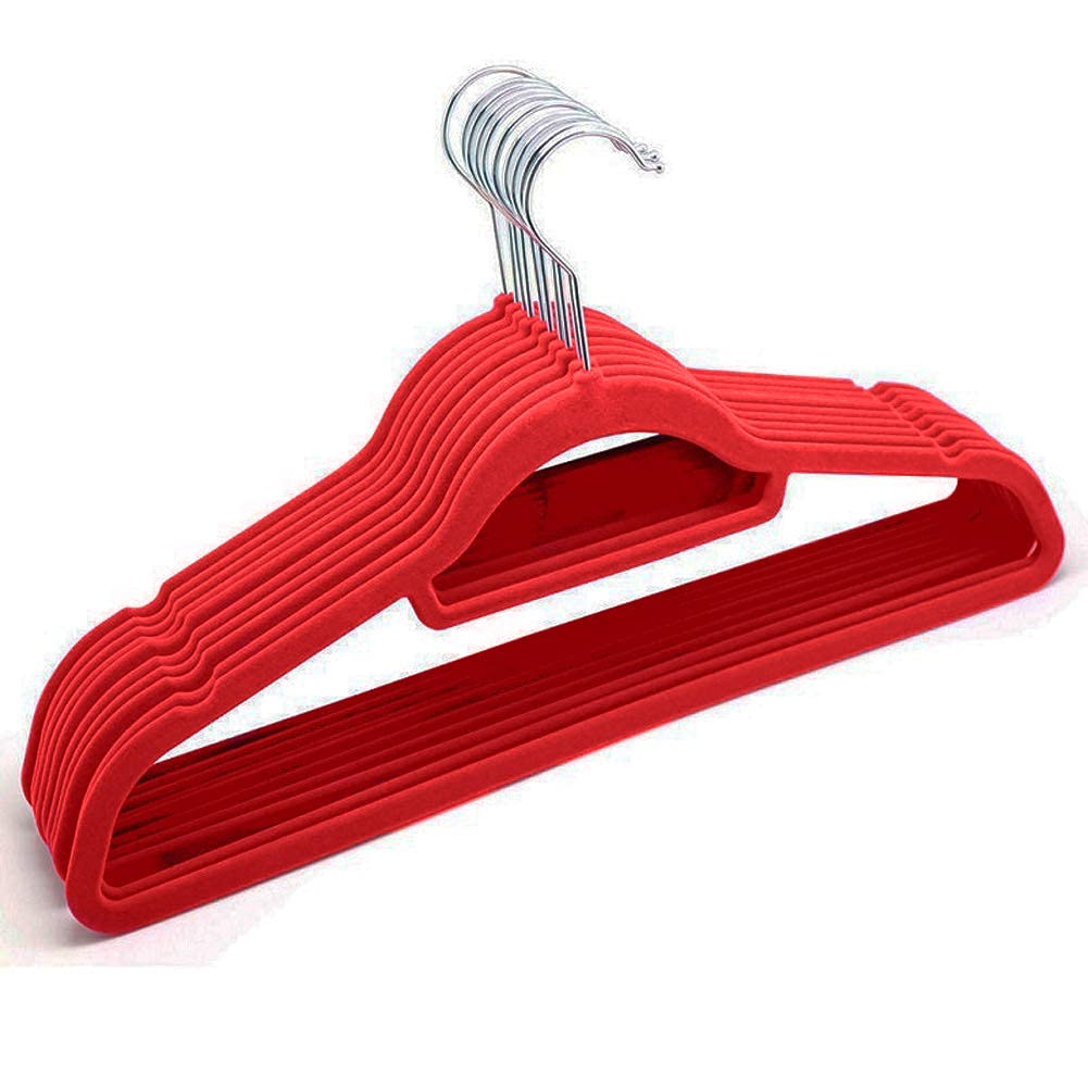 Premium Velvet Hangers - 10 Pack Slim Non-Slip Clothes Hangers with 360° Swivel Hook & Accessory Bar - Space Saving for Closet, Suits, Ties, Scarves - Durable Purple Velvet Hangers for Women & Men (Ideal for Home, Travel & Wardrobe Organization)