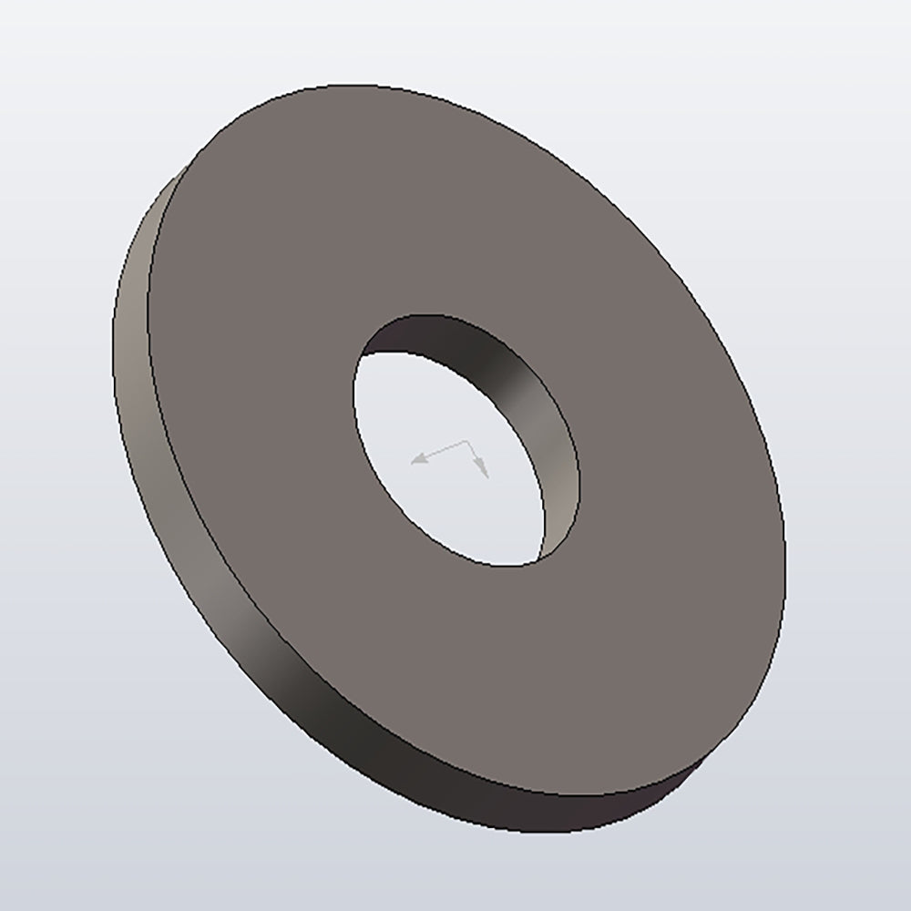 DP2501A 66 Big Flat Washer - Heavy Duty Stainless Steel Washers for Construction, Machinery & Automotive Use - Perfect for Bolts, Nuts & Fasteners
