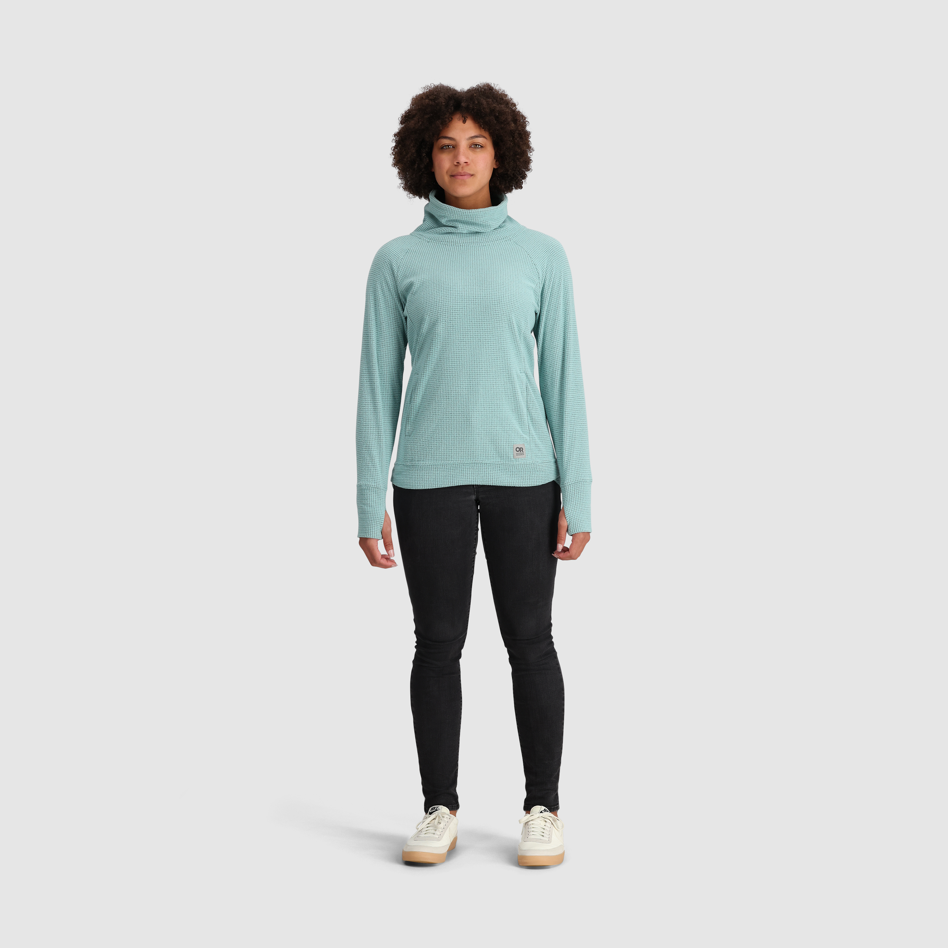Women's Trail Mix Cowl Pullover Sweater - Cozy Winter Knit Top for Hiking & Outdoor Activities - Final Sale