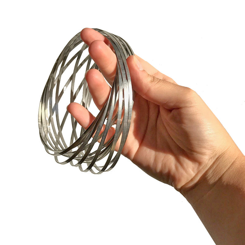 Bizerk Kinetic Spinner Rings for Anxiety Relief & Focus - Stress Relief Fidget Toy for Adults & Kids - Perfect for Office, School, and Travel